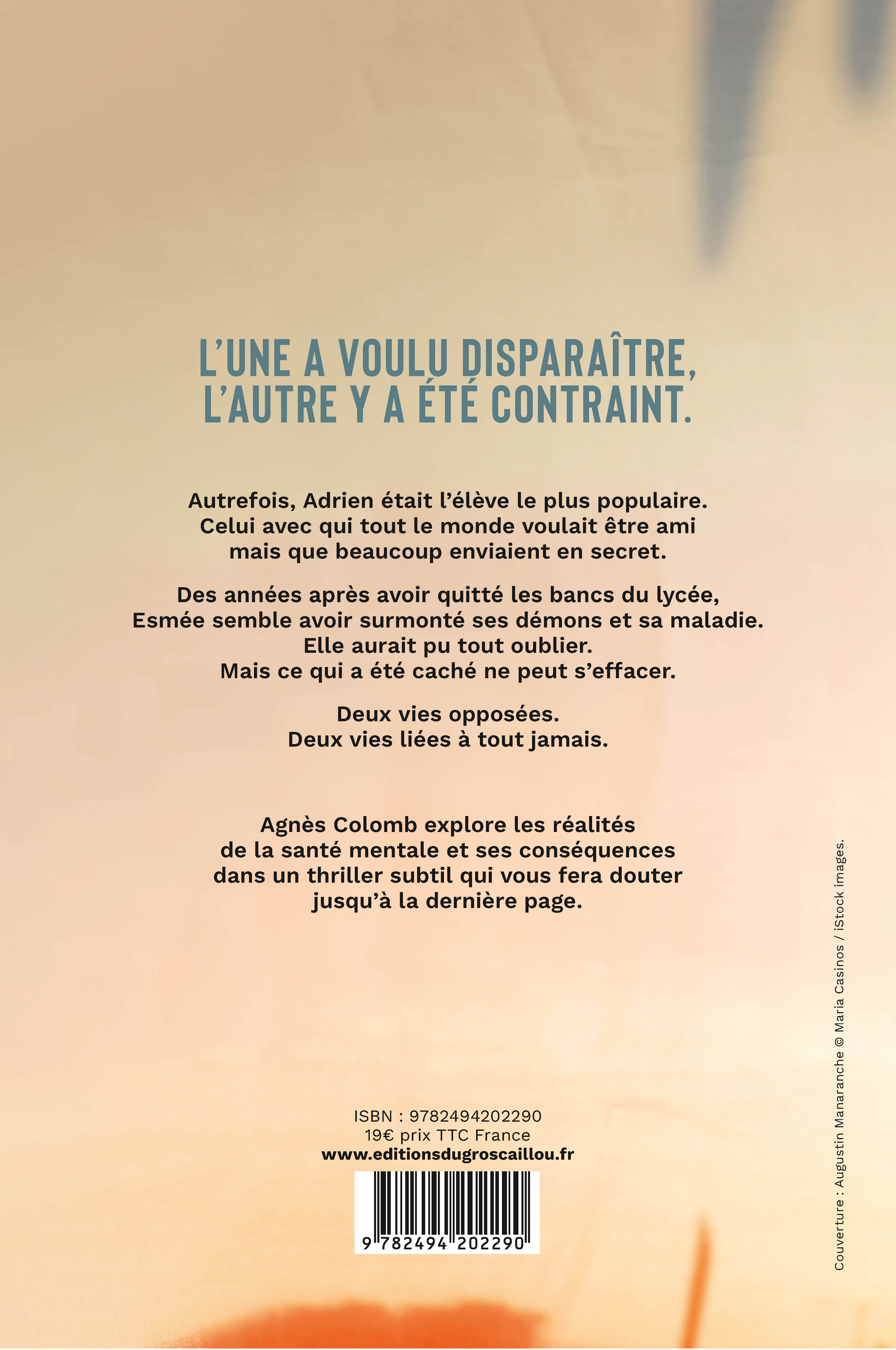 L'été où j'ai disparu - Agnès Colomb - DU GROS CAILLOU