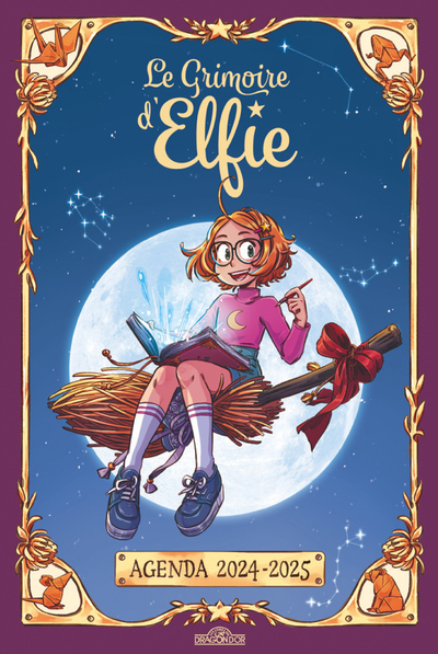 Le Grimoire d'Elfie - Agenda 2024-2025 -  Drakoo - DRAGON D OR