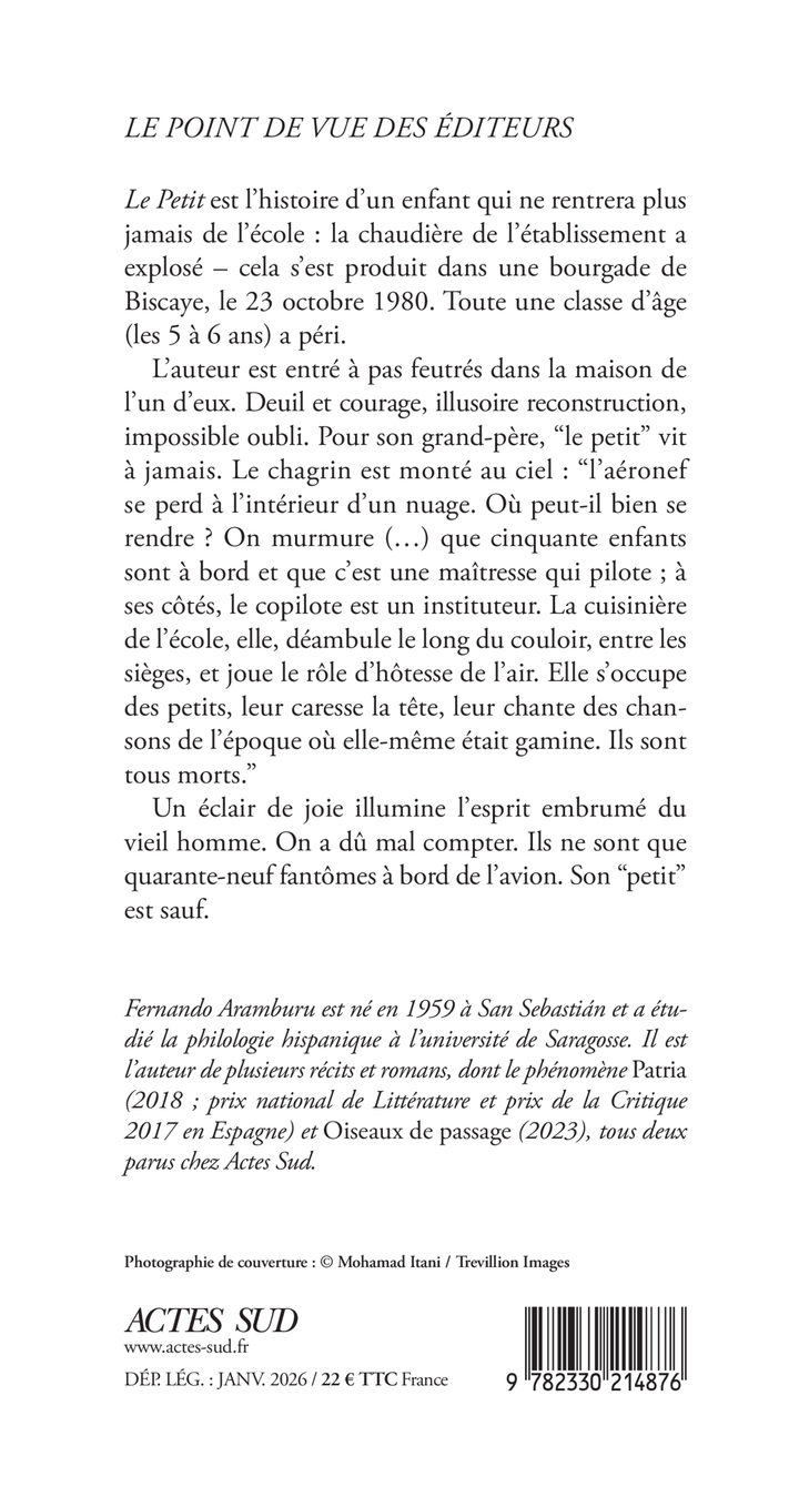 Le Petit - Fernando Aramburu - ACTES SUD