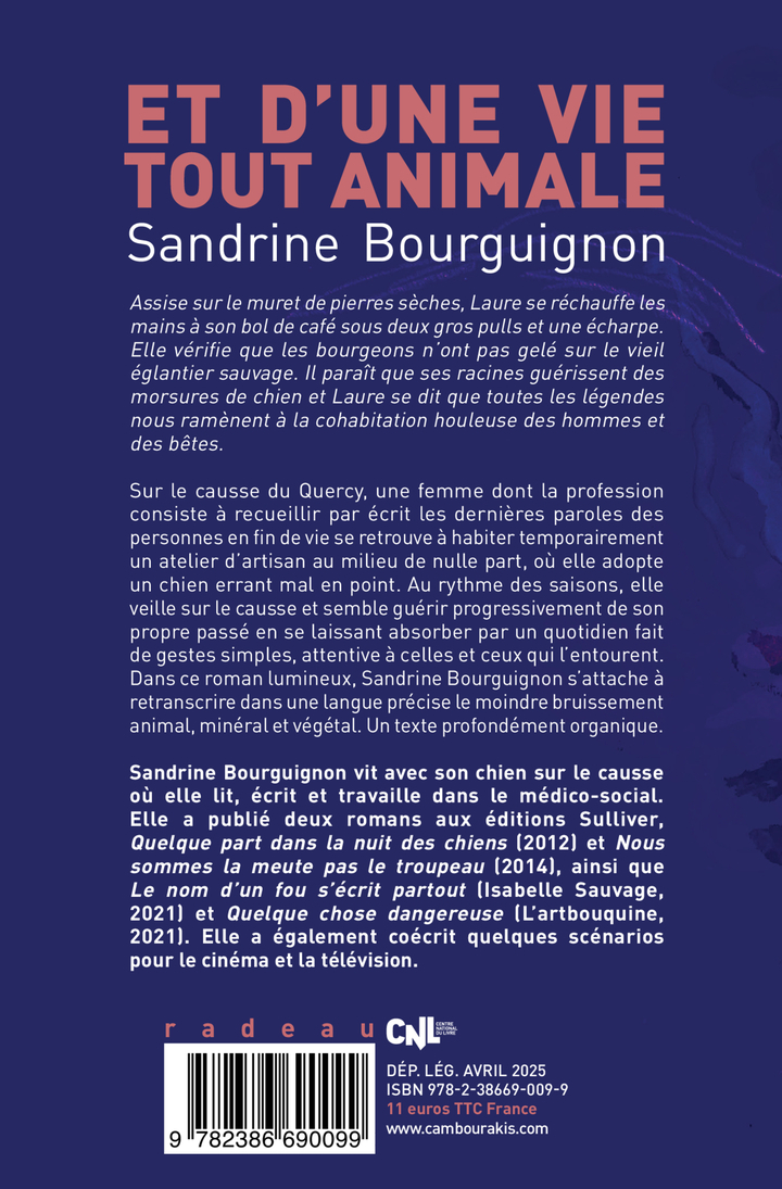 Et d'une vie tout animale - Sandrine BOURGUIGNON - CAMBOURAKIS