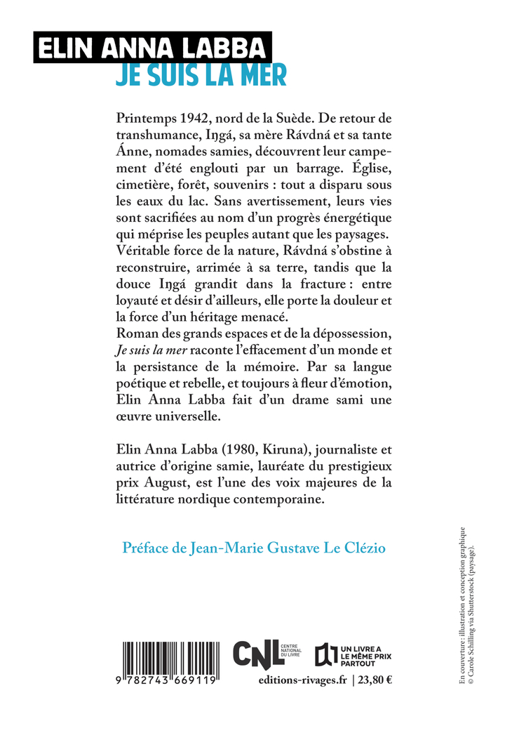 Je suis la mer - Elin Anna Labba, Jean-Marie Le Clézio - RIVAGES