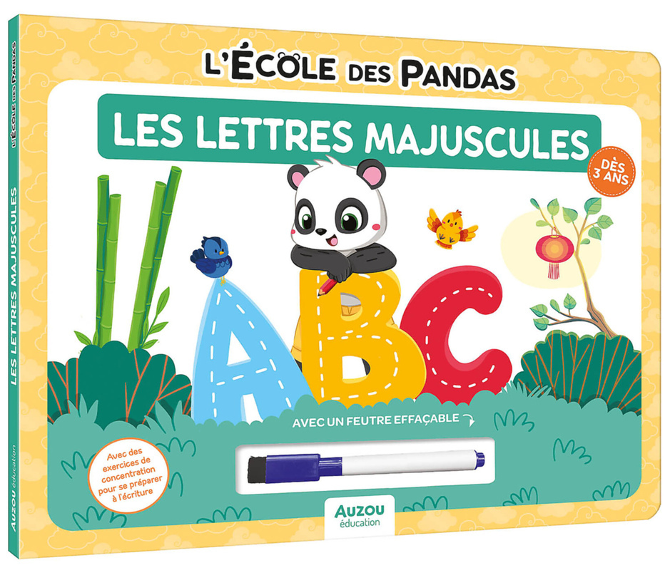 L'ECOLE DES PANDAS - MES LETTRES MAJUSCULES - Dominique BUTET, Deborah Mirabel - AUZOU