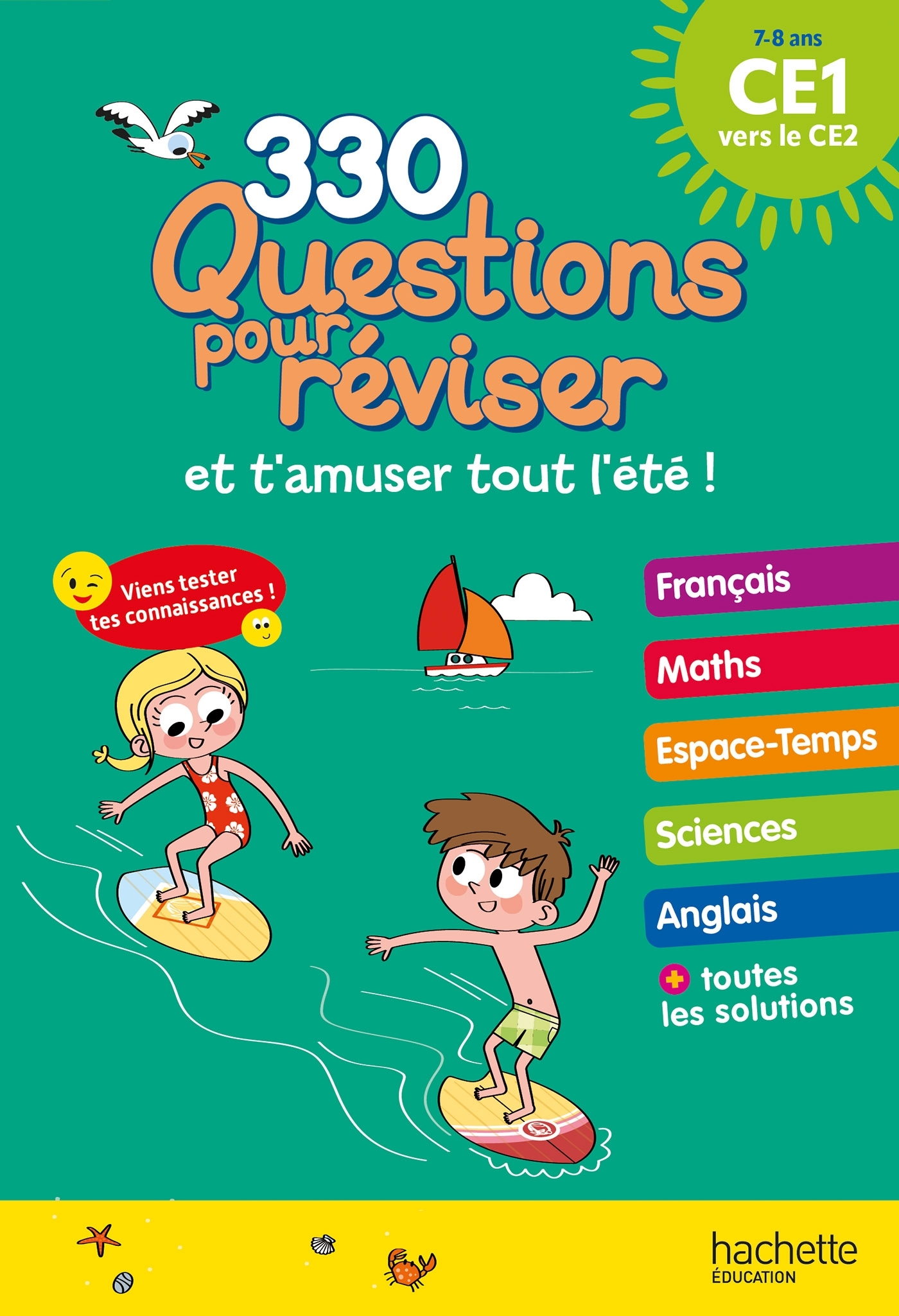 Questions pour réviser - Du CE1 au CE2 - Cahier de vacances 2025 - Michele Lecreux, Clémence Roux de Luze, Sandra Lebrun, Loïc Audrain - HACHETTE EDUC