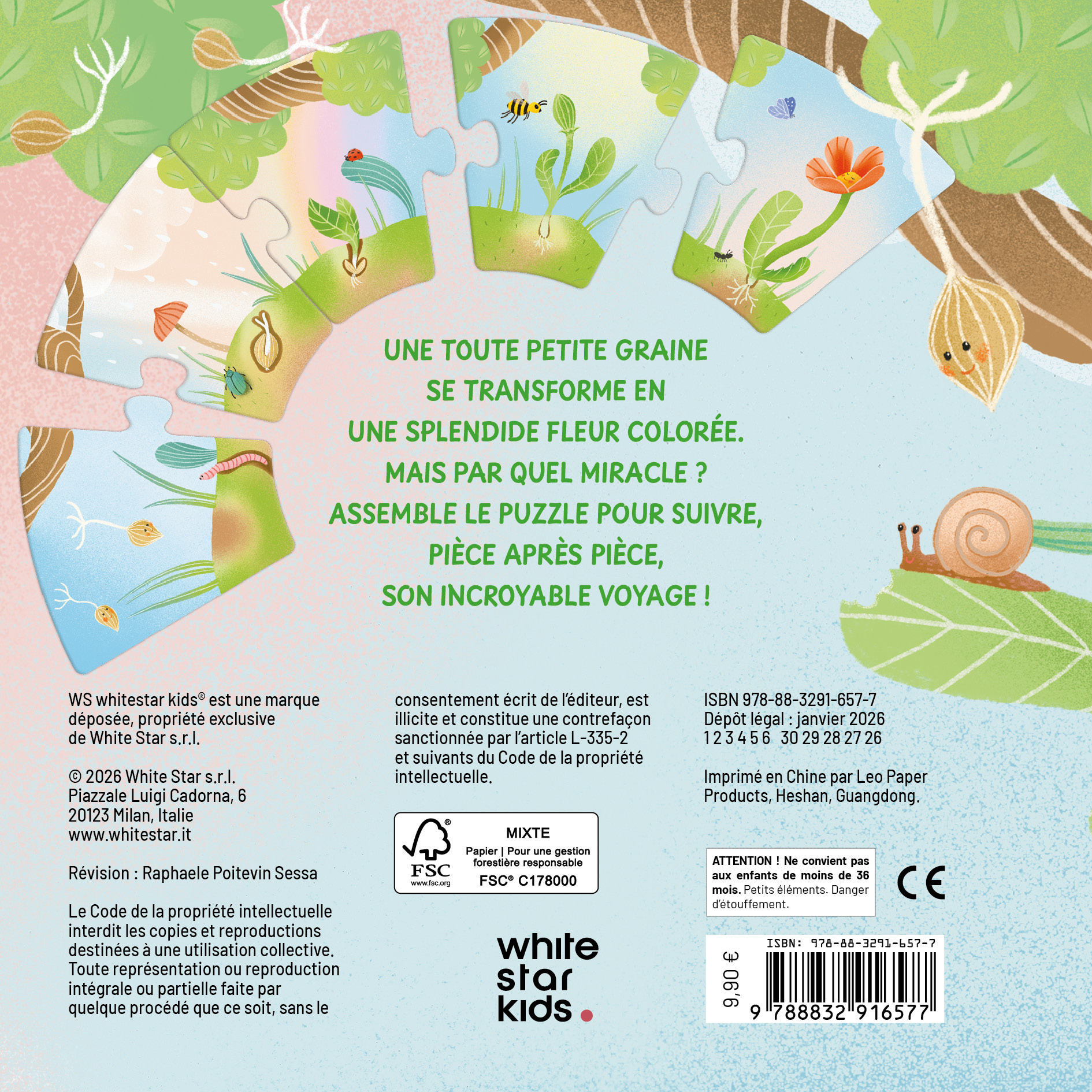 De la graine à la fleur - Ester Castelnuovo - WHITE STAR KIDS
