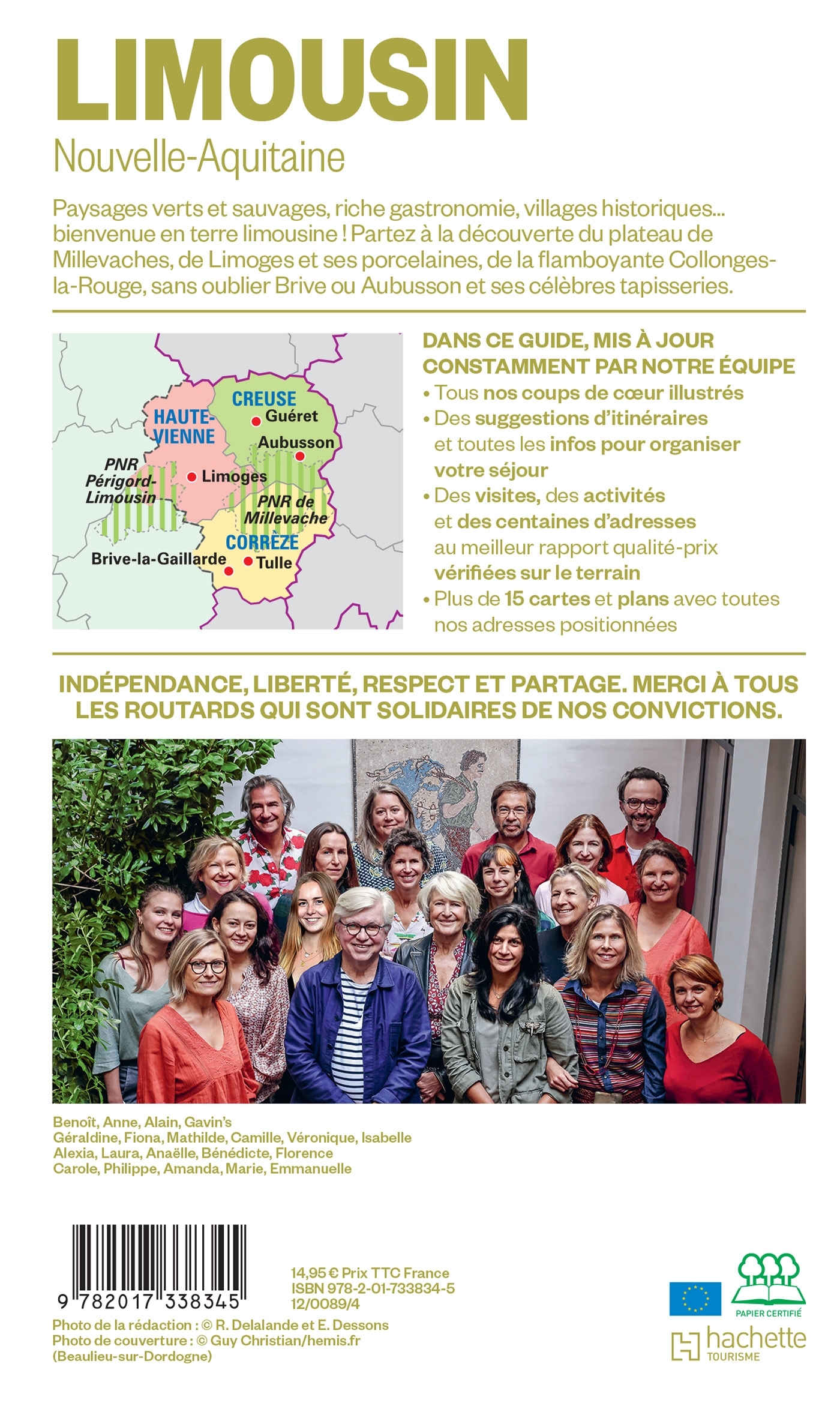 Guide du Routard Limousin 2026/27 - ERICK ALEXANDERSON ROSAS,   - HACHETTE TOURI