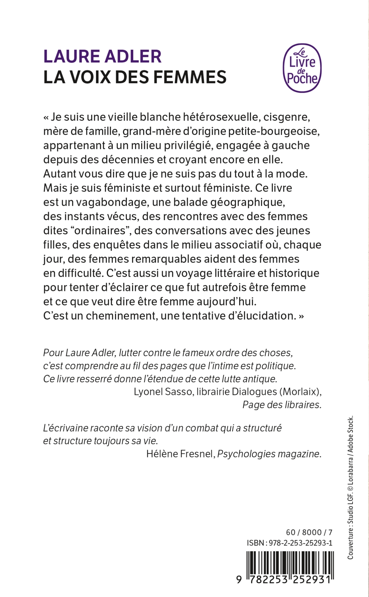 La Voix des femmes - Laure Adler - LGF
