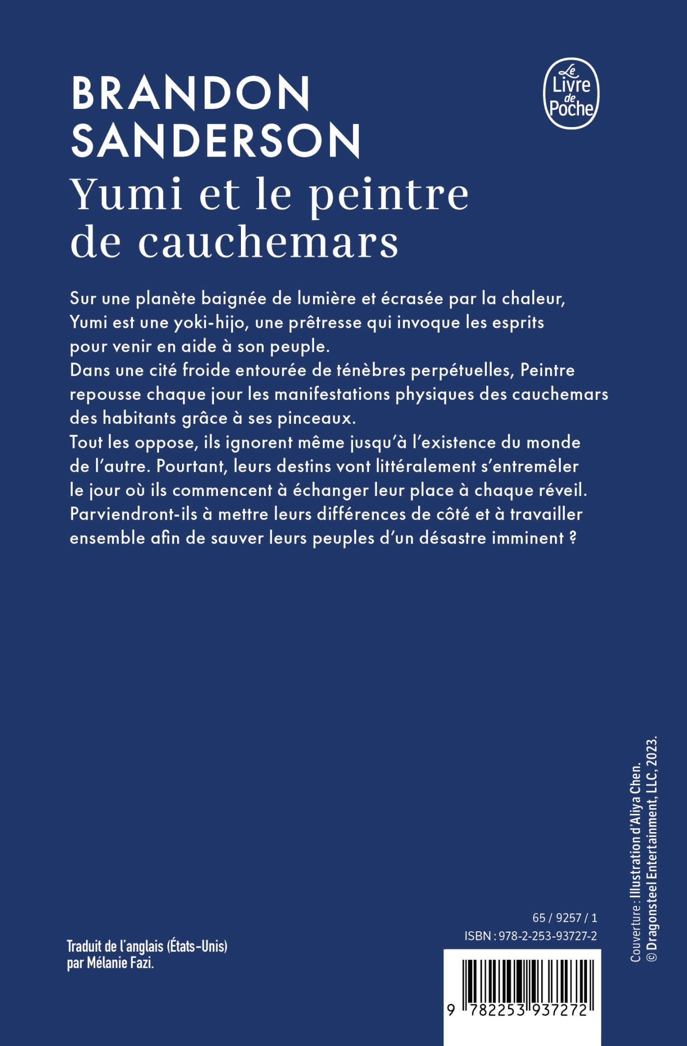 Yumi et le peintre de cauchemars - Brandon Sanderson - LGF