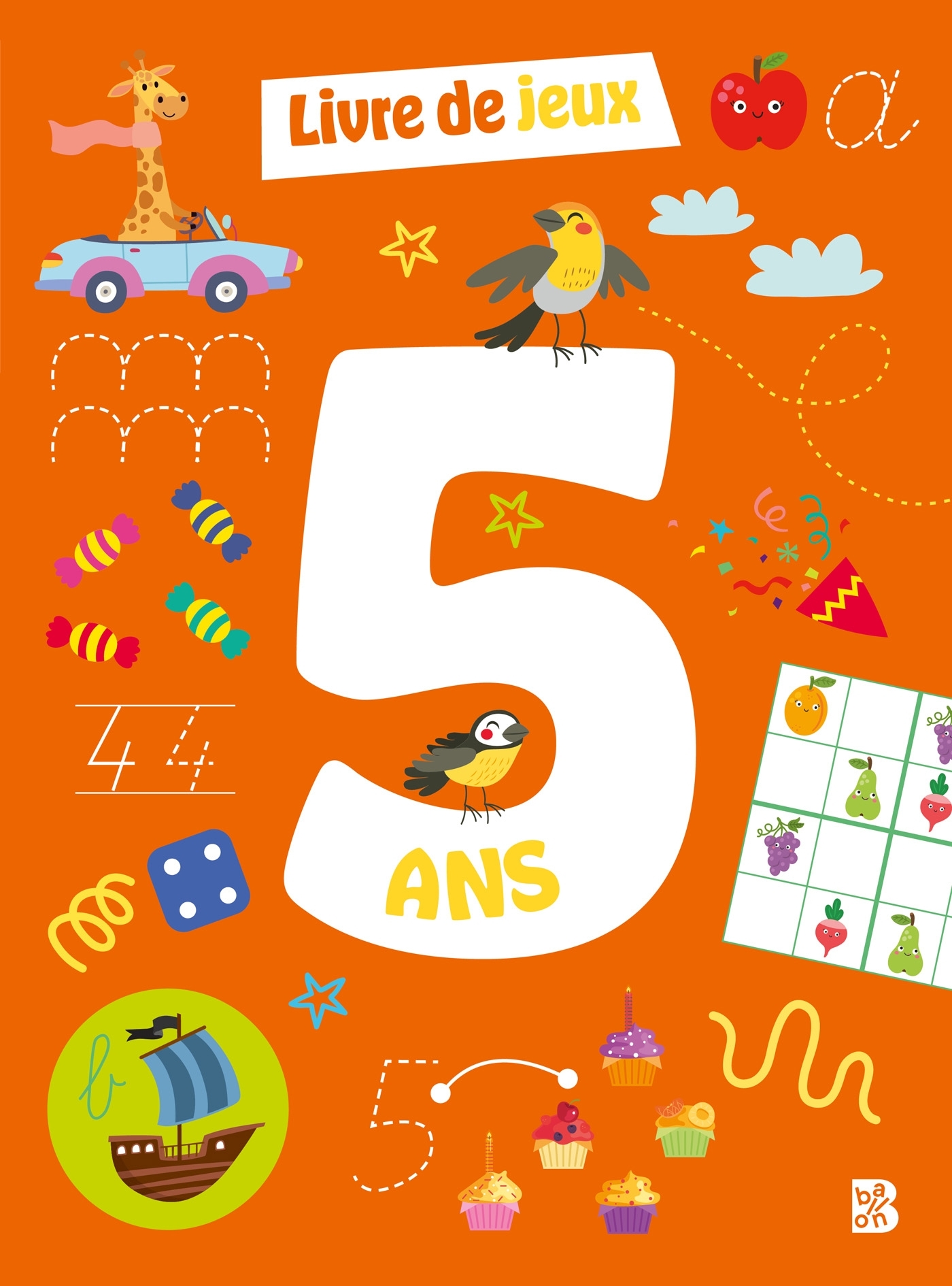 Mon livre de jeux 5 ans -  - BALLON