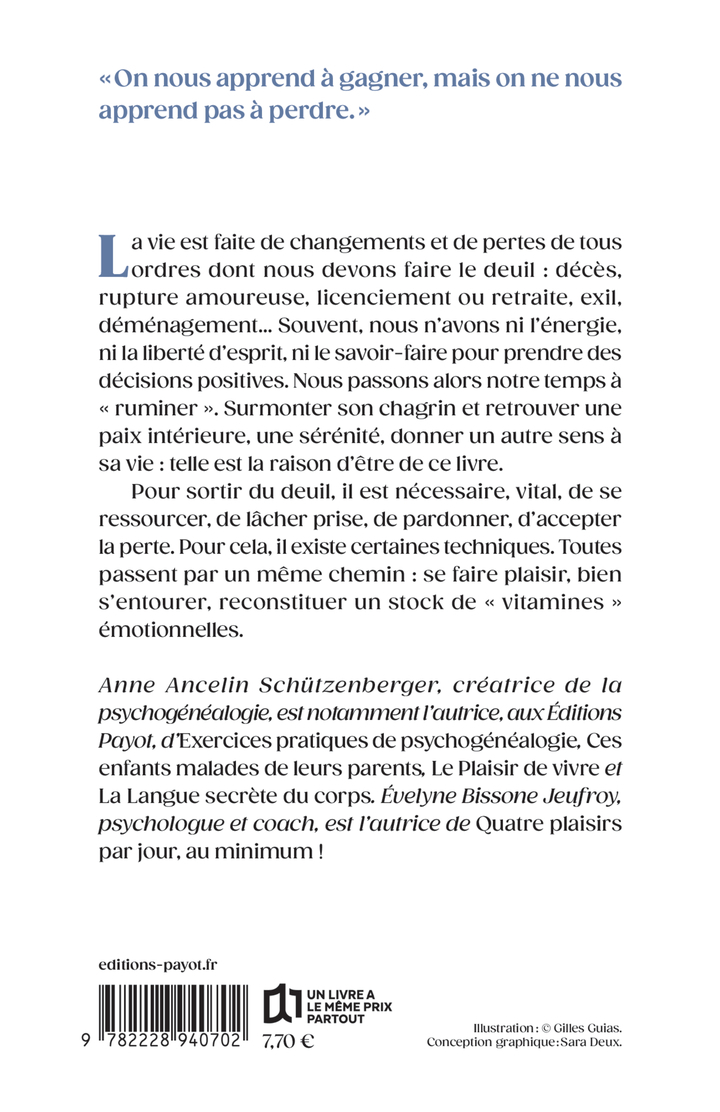 Sortir du deuil - Évelyne Bissone Jeufroy, Anne Ancelin schützenberger - PAYOT