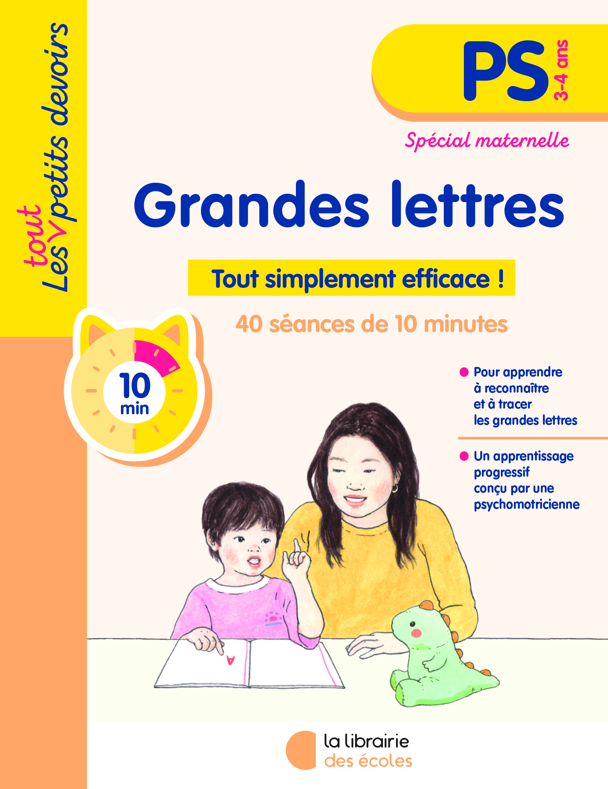 Les tout petits devoirs - Grandes lettres PS (2026) - Céline Delauche - LIB DES ECOLES