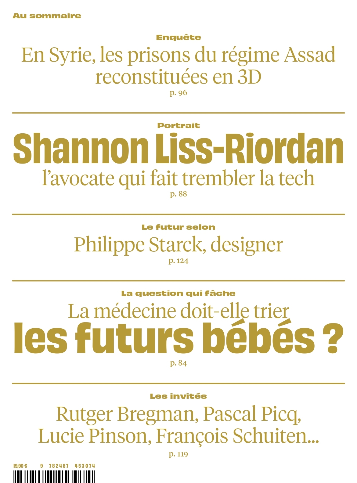FUTUR n°50 : 10 penseurs pour sortir du chaos -  Usbek & Rica - USBEK ET RICA