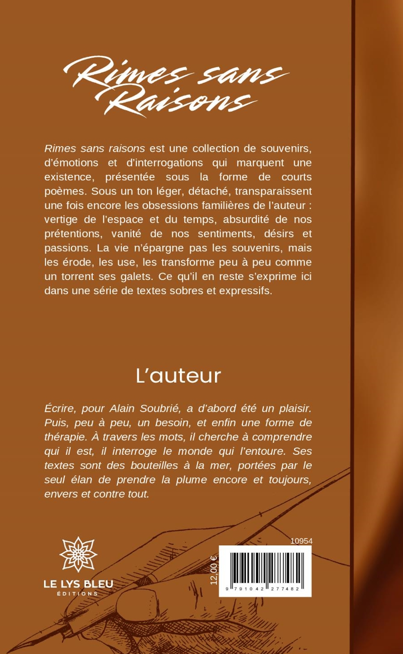 Rimes sans raisons - Alain Soubrie - LE LYS BLEU