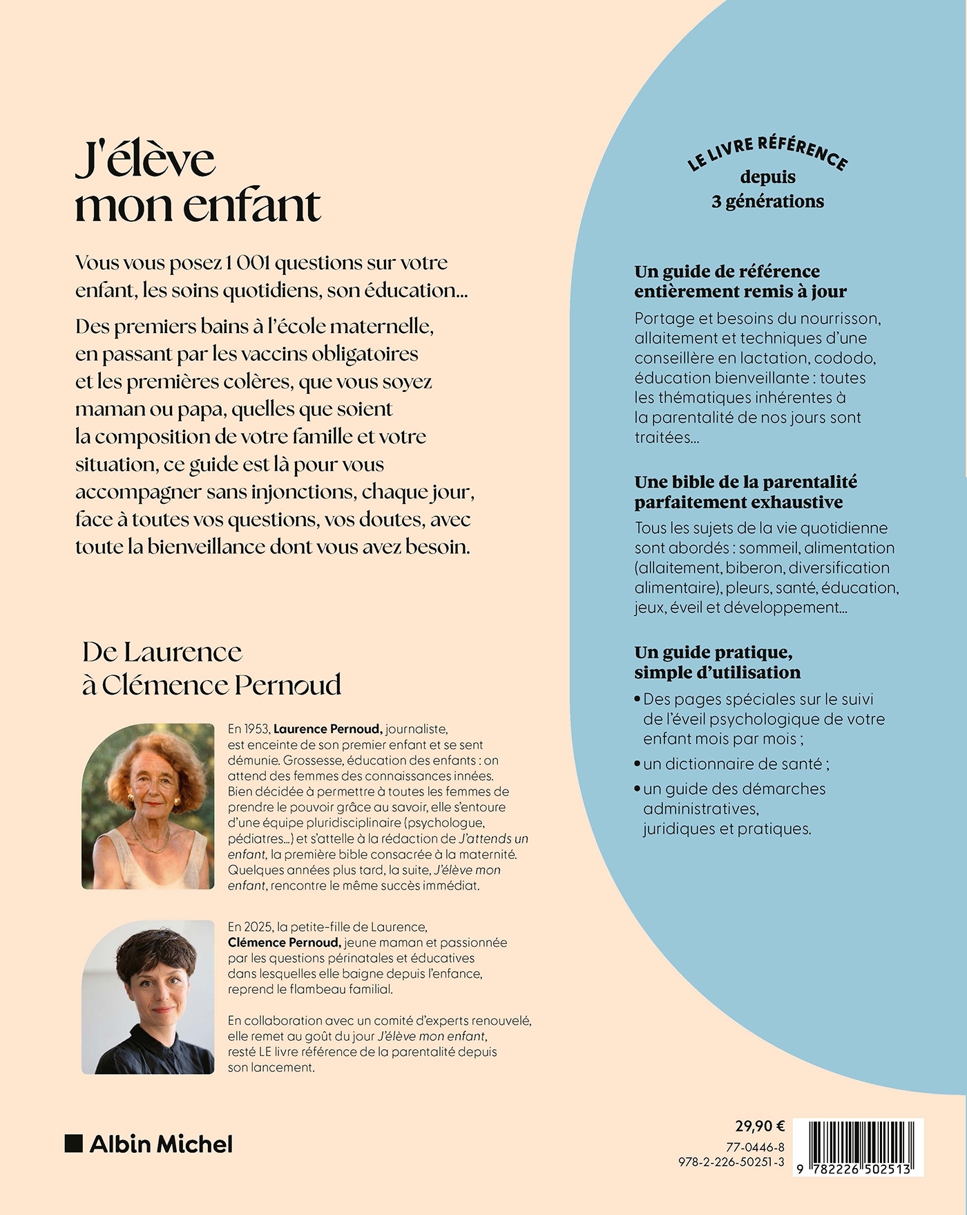 J'élève mon enfant - édition 2026 - Laurence Pernoud, Clémence Pernoud - ALBIN MICHEL