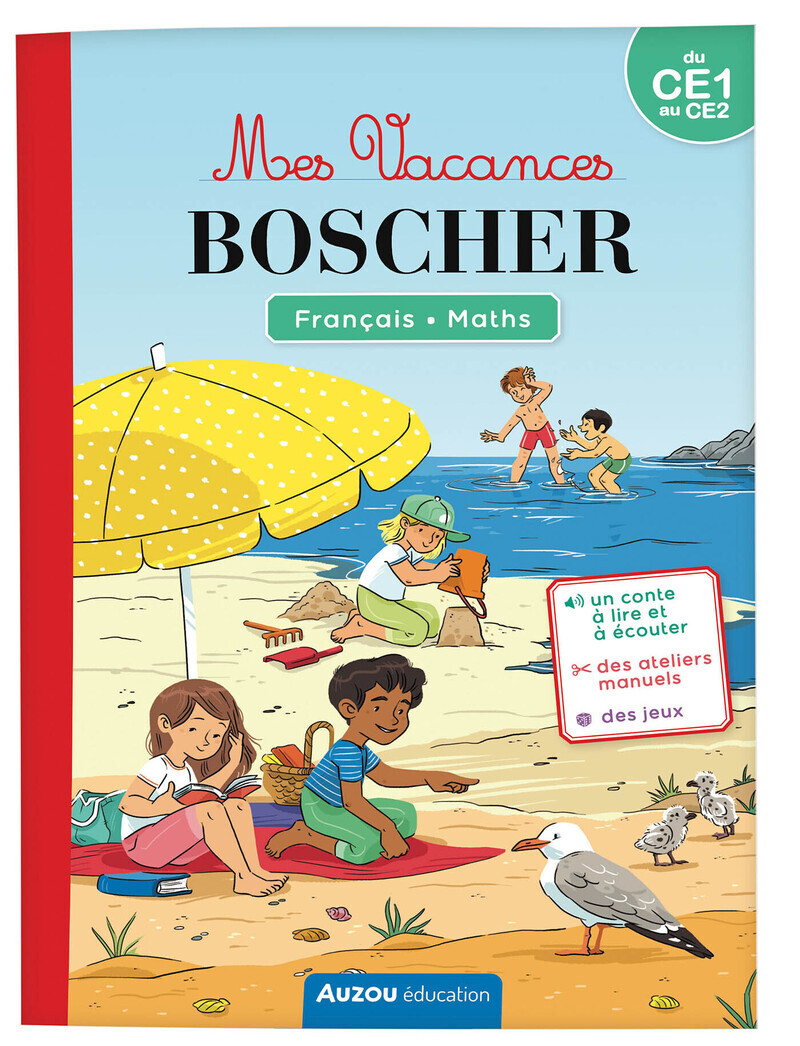 Mes vacances Boscher - Du CE1 au CE2 - 2026 - Eric Montigny - AUZOU