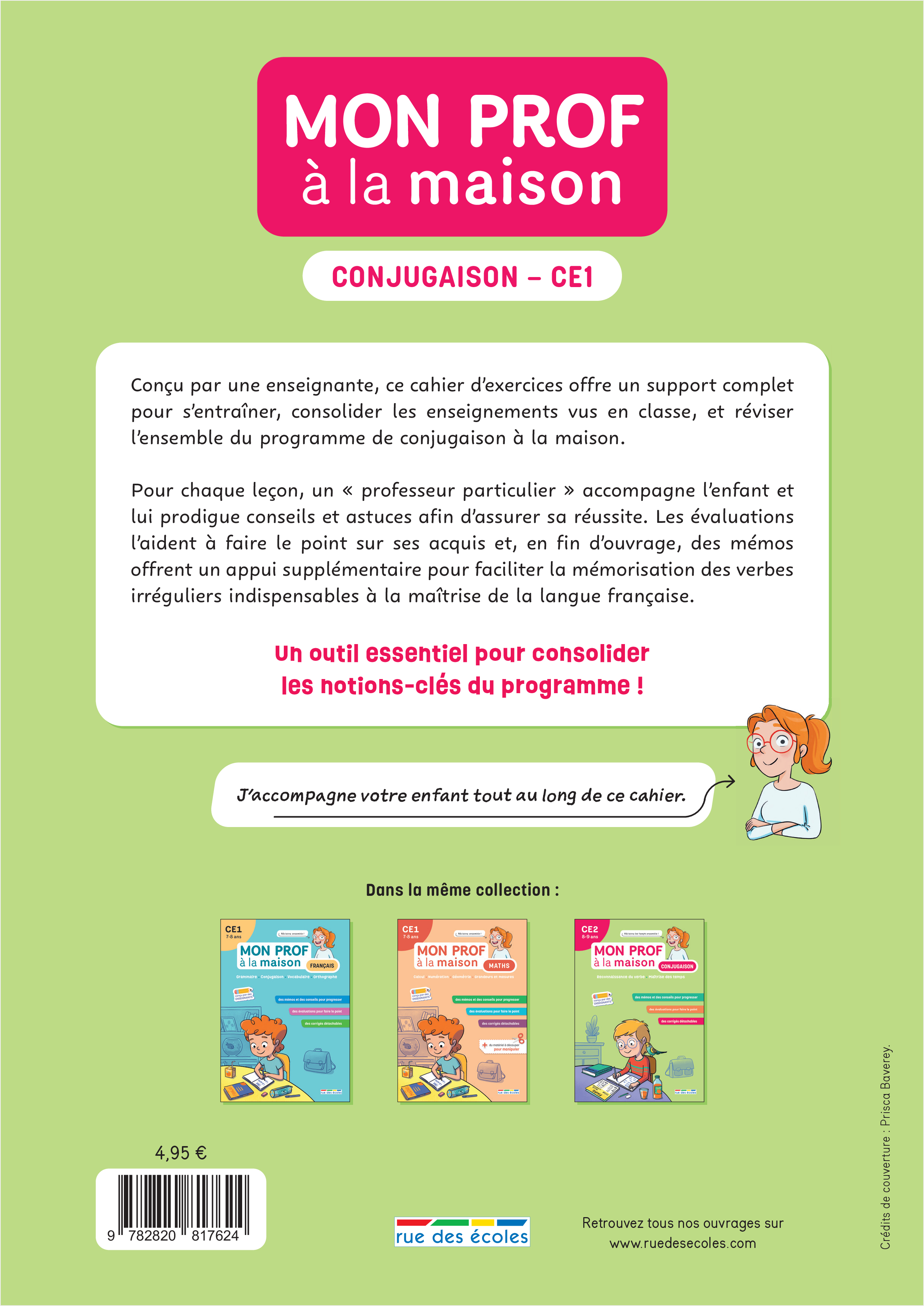 Mon prof à la maison - Conjugaison CE1  - Morgane Sormani - RUE DES ECOLES