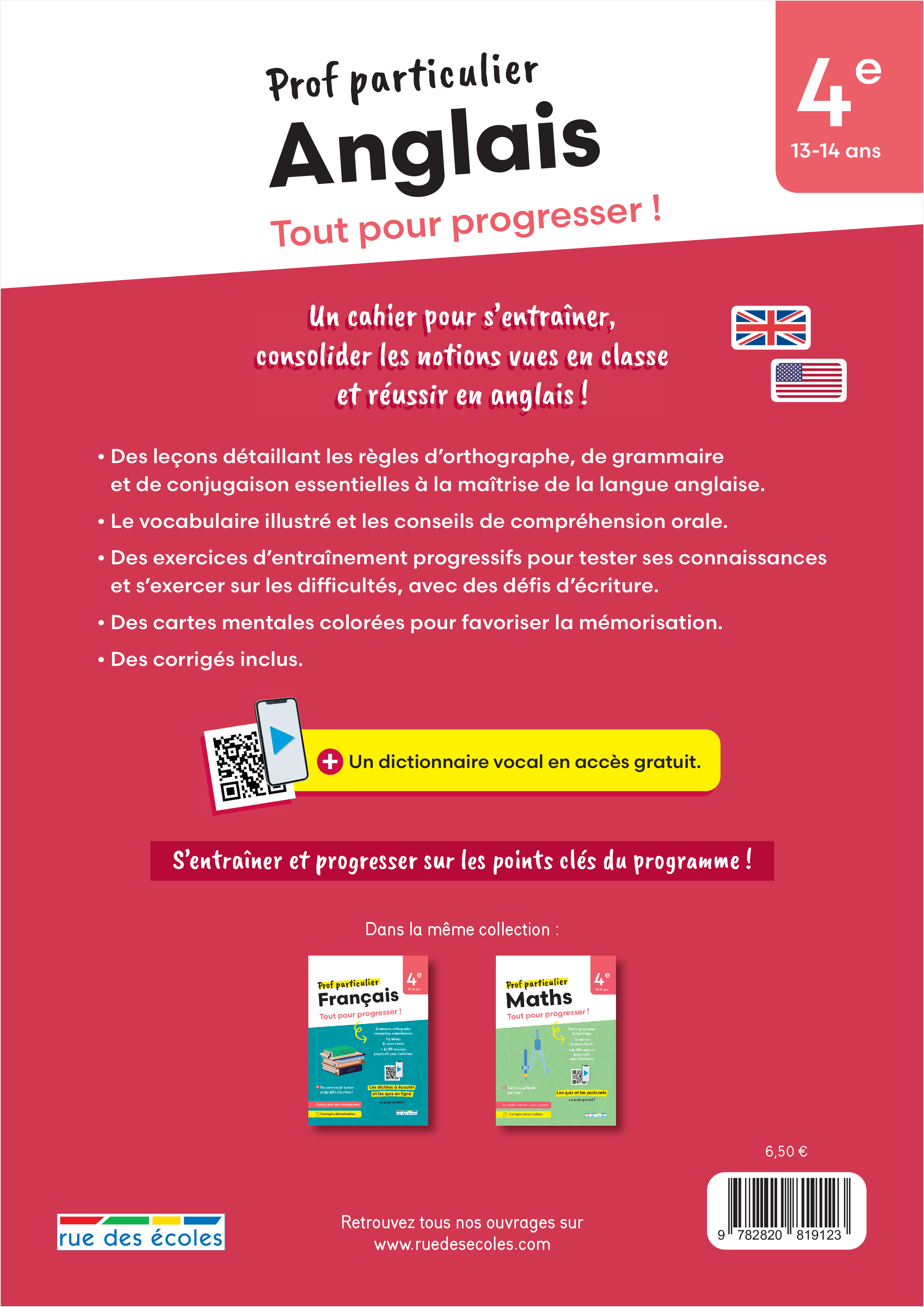 Prof particulier - Anglais 4e - Émilie Martin-Neute - RUE DES ECOLES