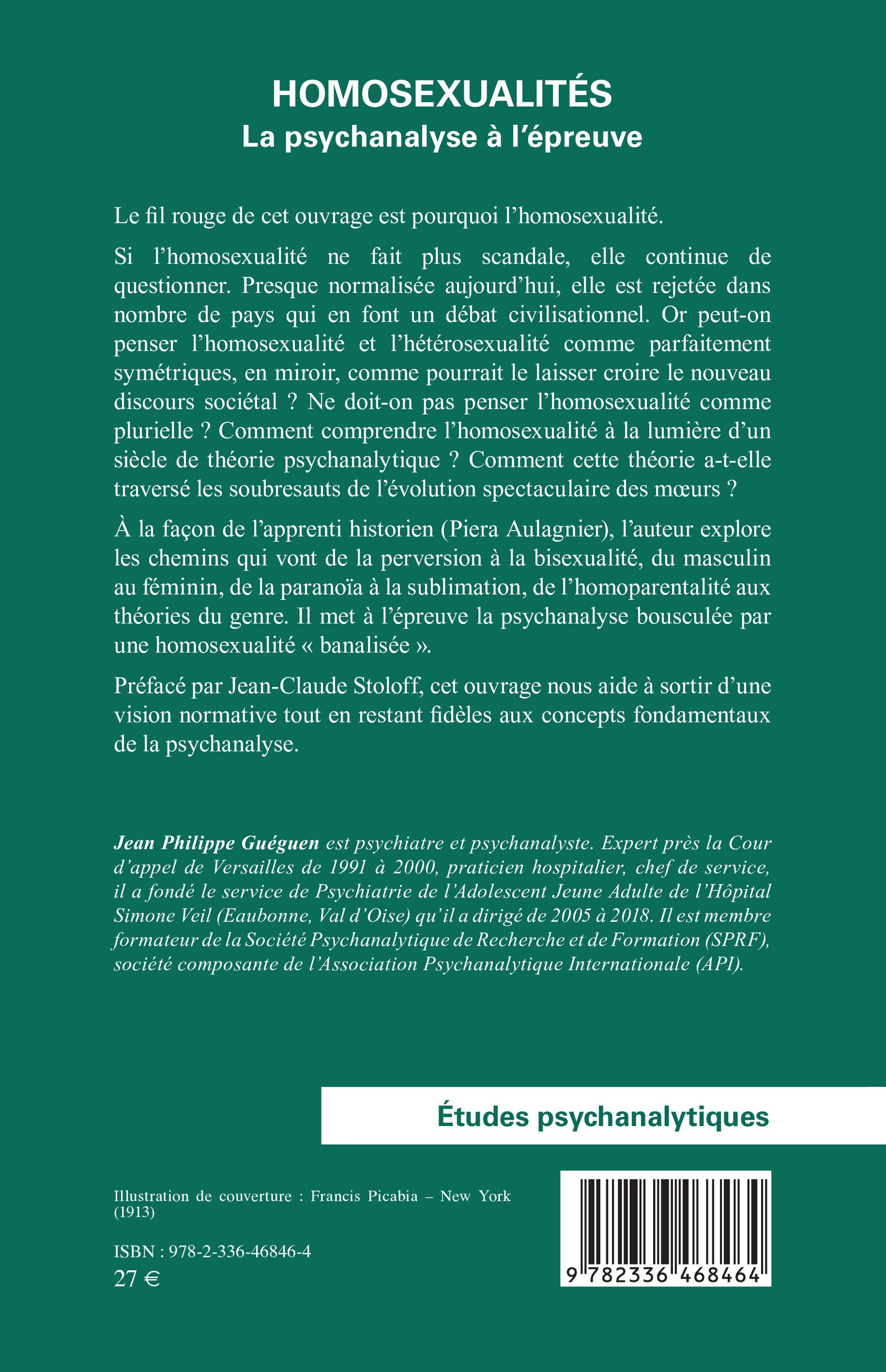 Homosexualités - Jean-Claude Stoloff, Jean Philippe Guéguen - L'HARMATTAN