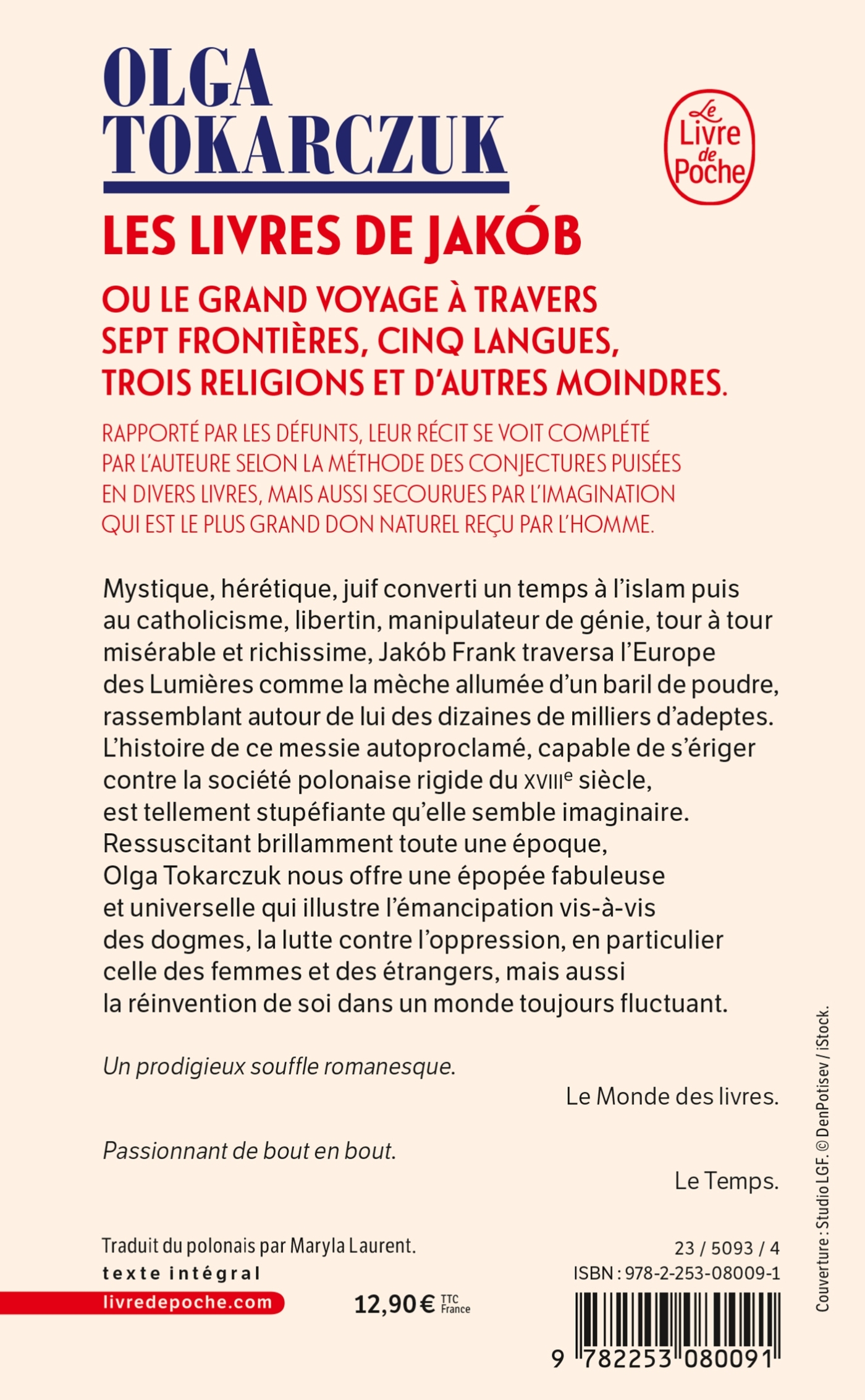 Les Livres de Jakob - Olga Tokarczuk - LGF