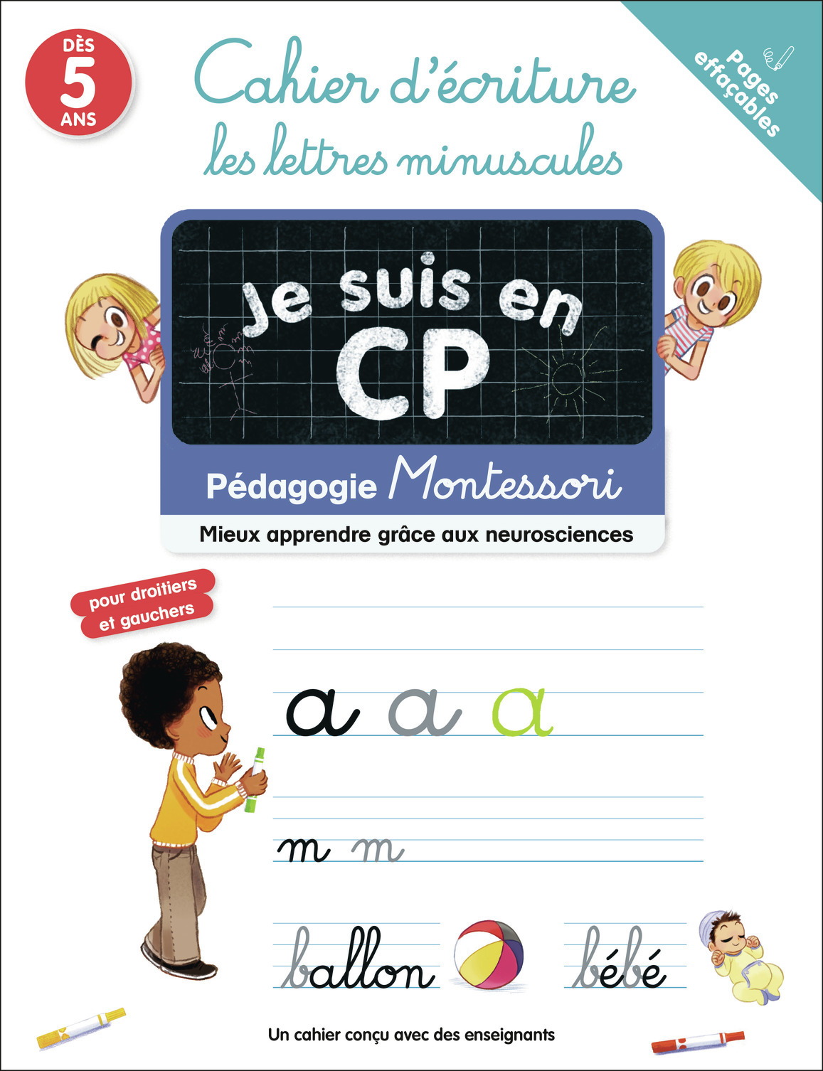 Je suis en CP - Cahier d'écriture : les lettres minuscules -  Collectif - PERE CASTOR