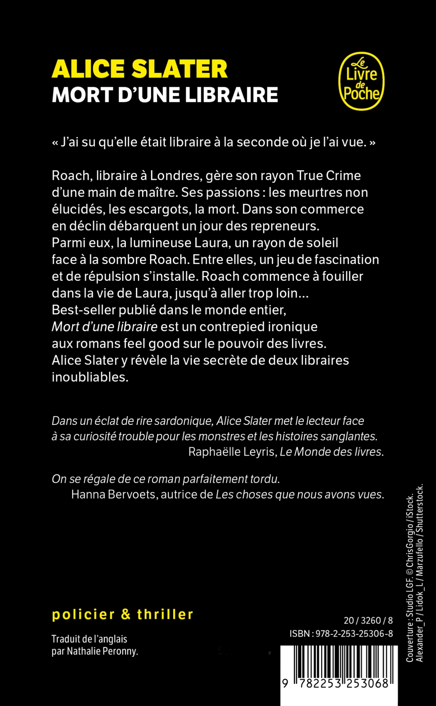 Mort d'une libraire - Alice Slater - LGF