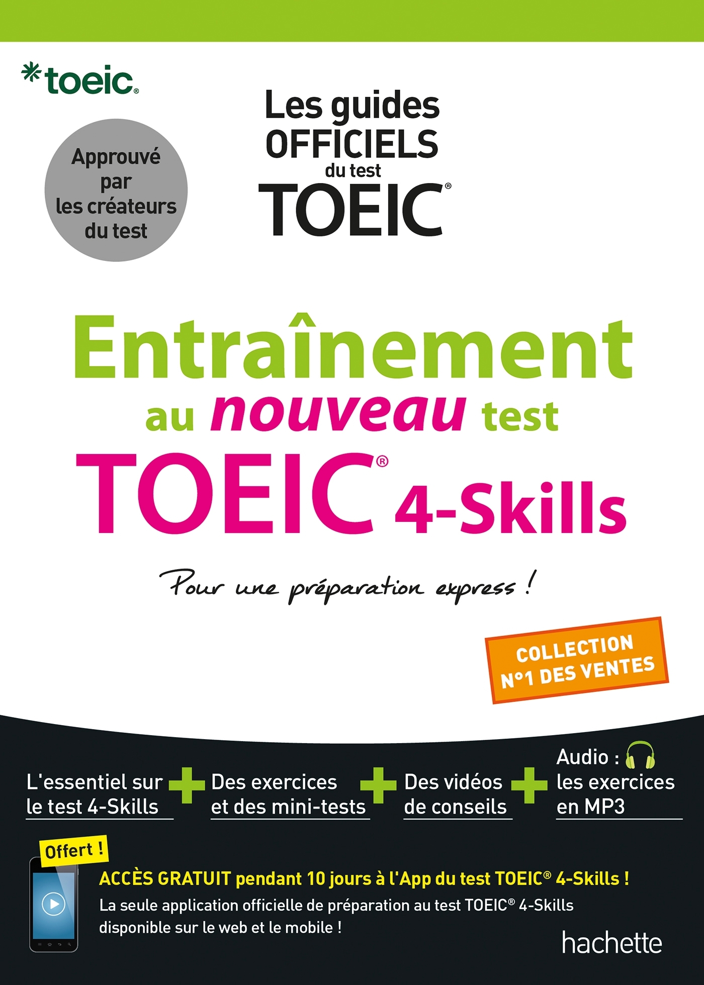 Entraînement au nouveau test TOEIC 4-skills - ERICK ALEXANDERSON ROSAS,   - HACHETTE EDUC
