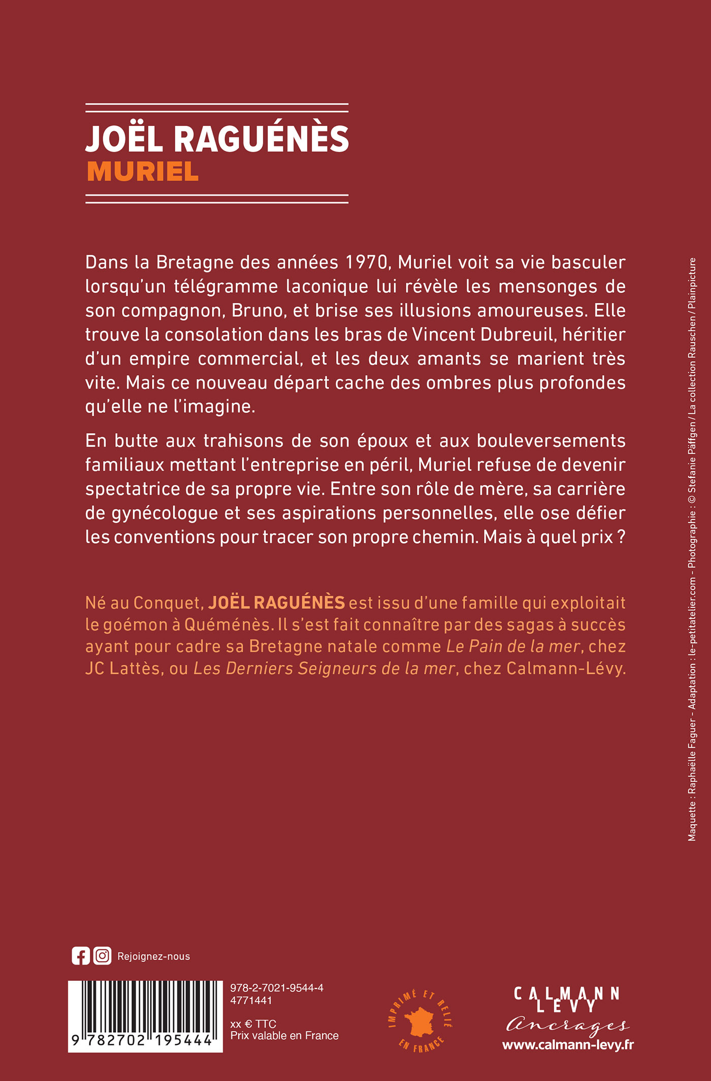 Muriel - Joël Raguénès - CALMANN-LEVY