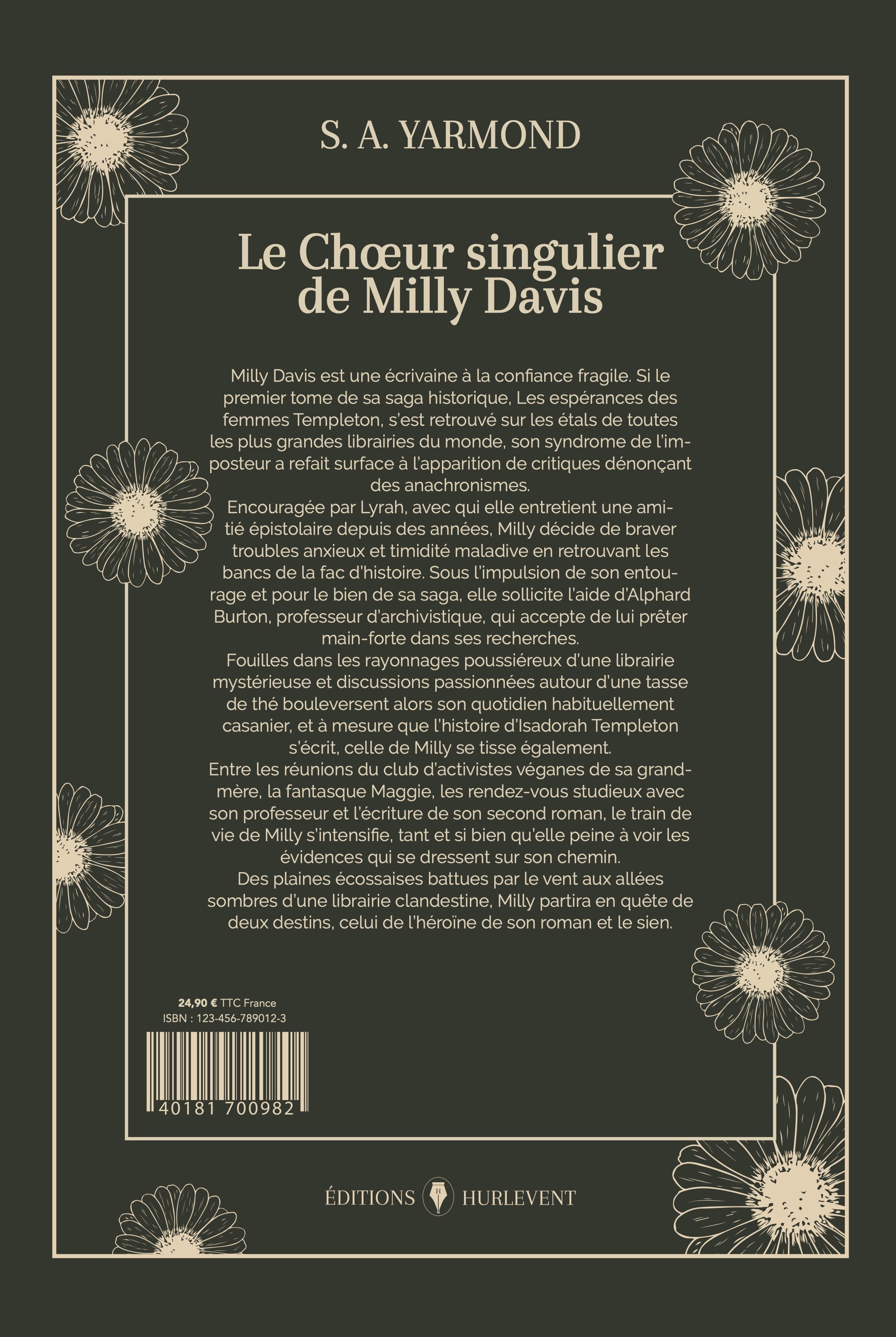 Le Choeur singulier de Milly Davis - S. A. Yarmond - HURLEVENT