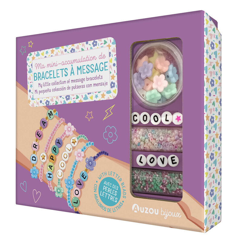 MA MINI ACCUMULATION DE BRACELETS A MESSAGE - MON SUPERBE BIJOU - Cristina DO CARMO - AUZOU