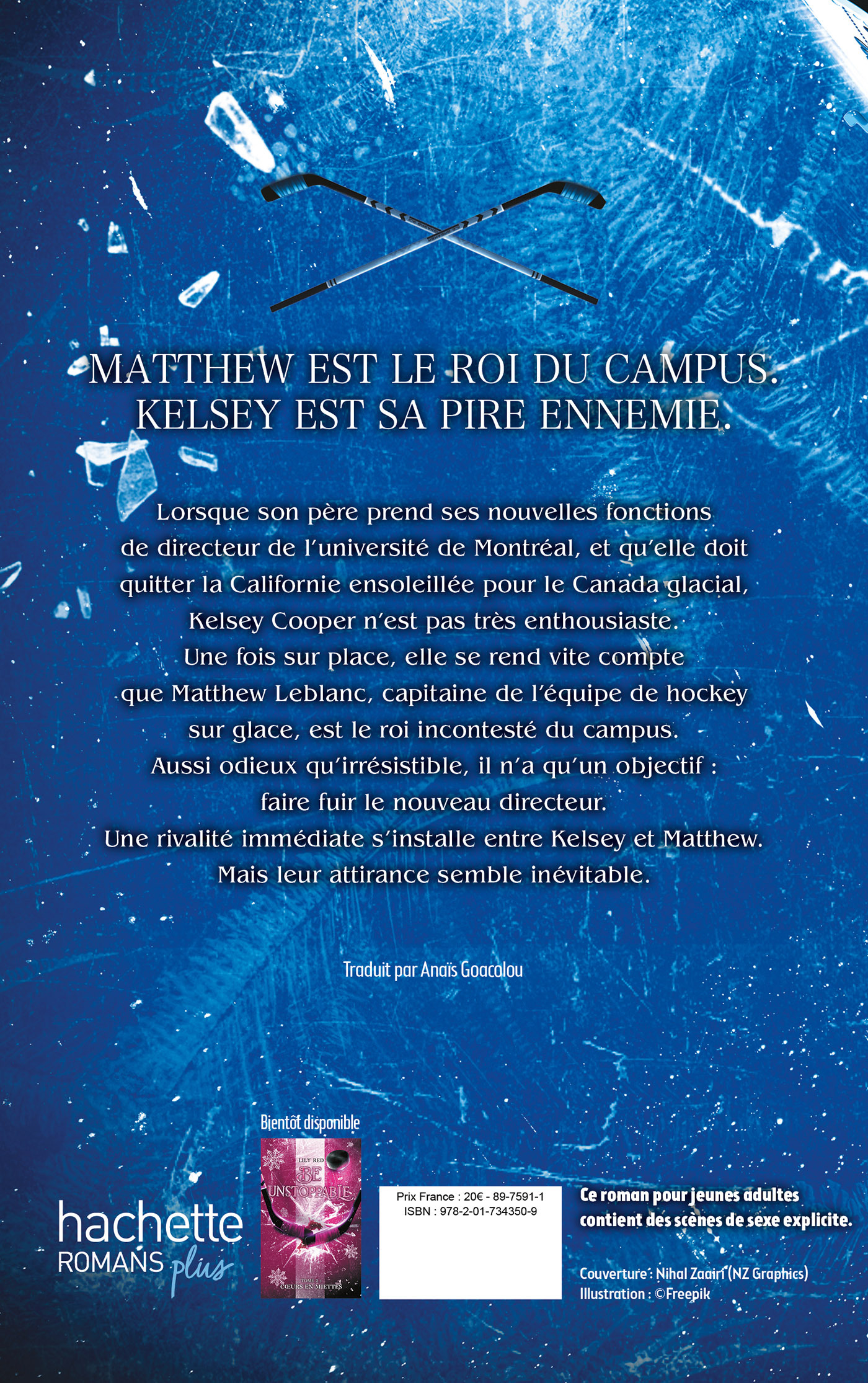 Be unstoppable - tome 1 - Coeurs rivaux - Lily Red - HACHETTE ROMANS