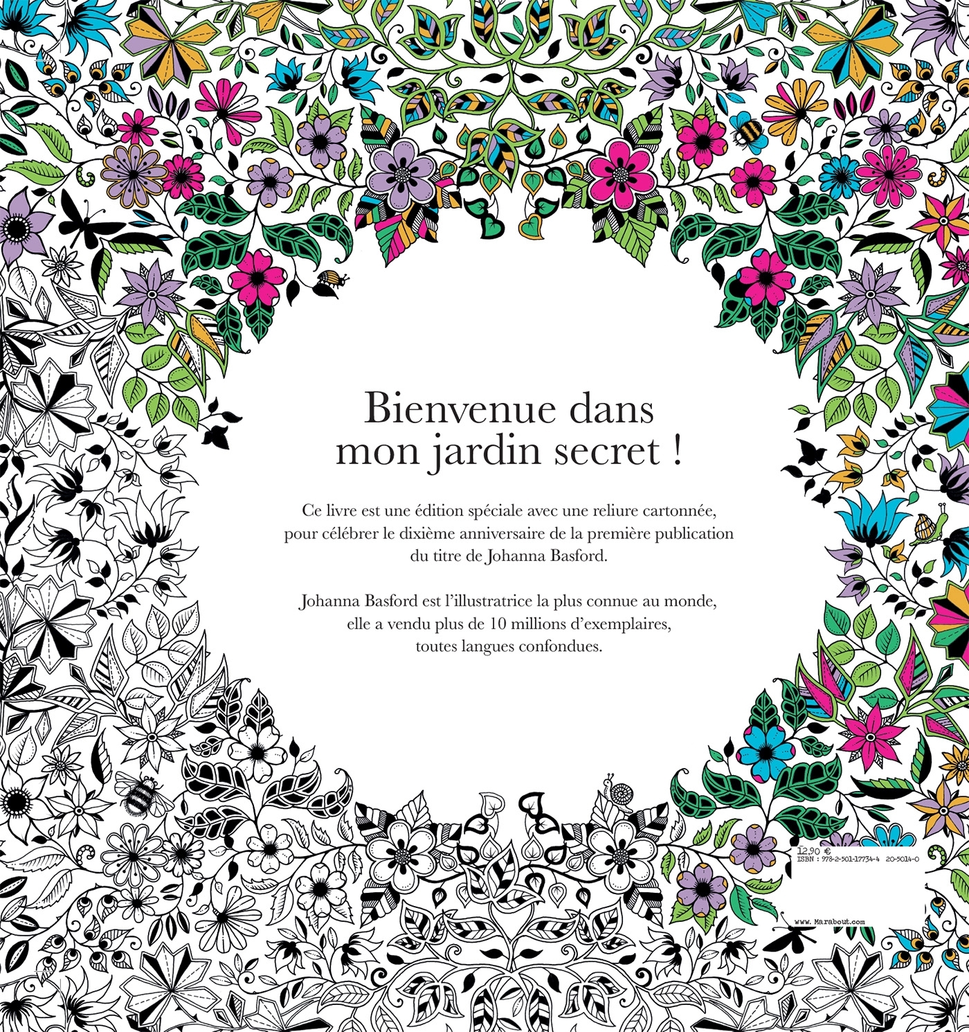 Jardin Secret - Edition Collector 10 ans - Johanna Basford - MARABOUT