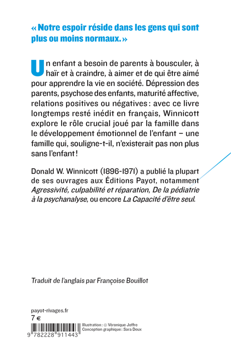 La famille suffisamment bonne - Donald W. Winnicott - PAYOT