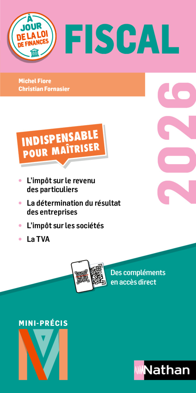 Fiscalité 2026 - Mini-Précis - Michel Fiore, Christian Fornasier - NATHAN