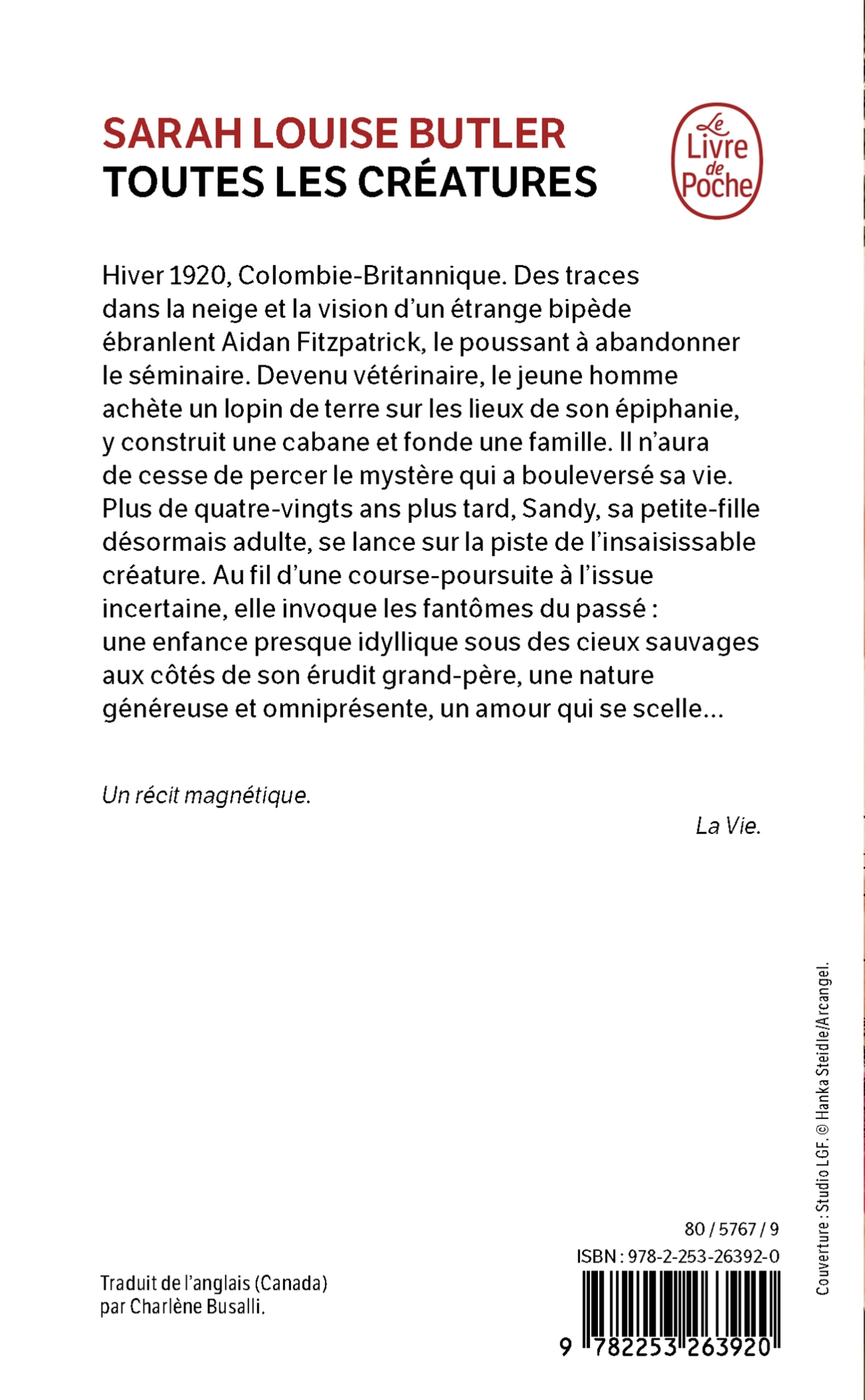 Toutes les créatures - Sarah Louise Butler - LGF