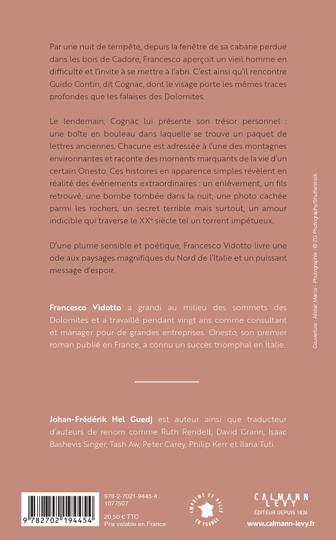 Onesto - Francesco Vidotto - CALMANN-LEVY