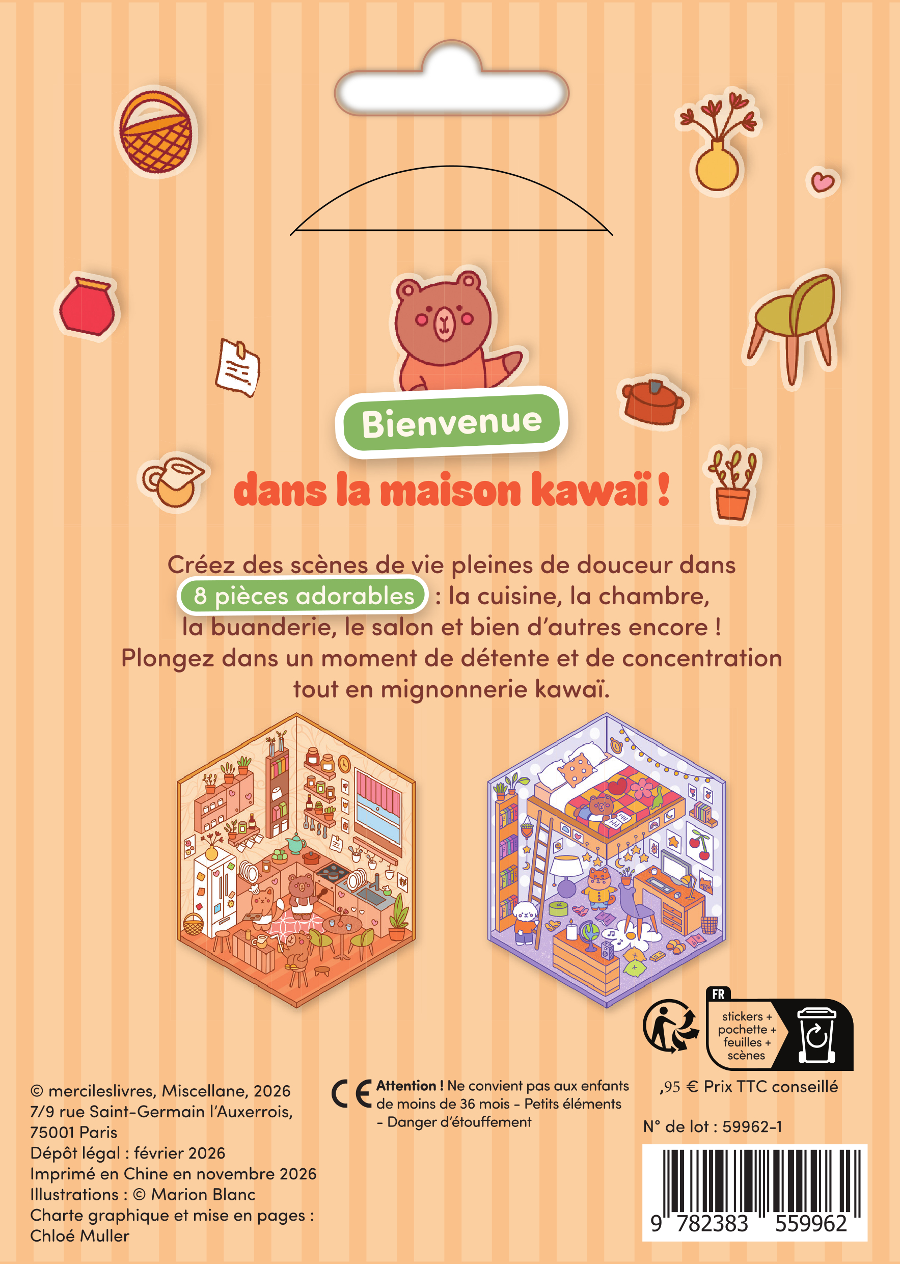 Stickers story - Kawaï Home -  Collectif,  Collectifok - MERCILESLIVRES