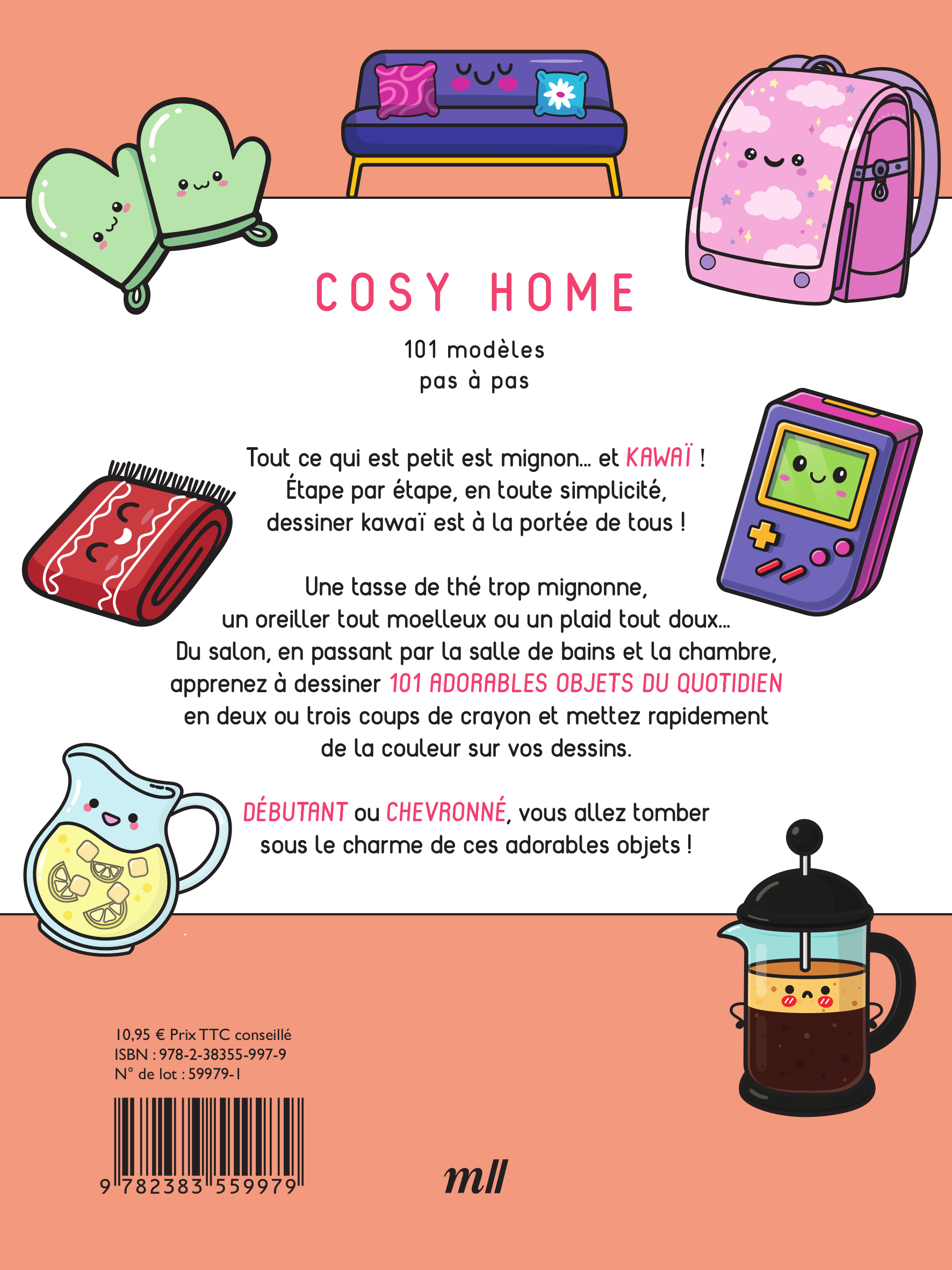 Dessiner Kawaï - Cosy Home -  Collectif - MERCILESLIVRES