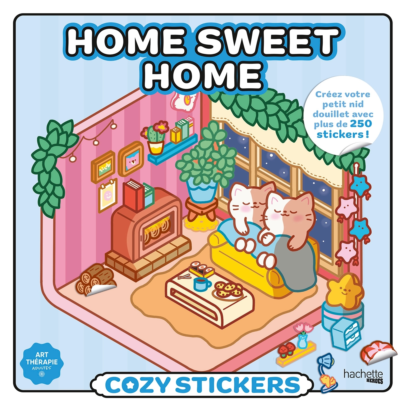 Cozy stickers - Home sweet home -  - HACHETTE HEROES