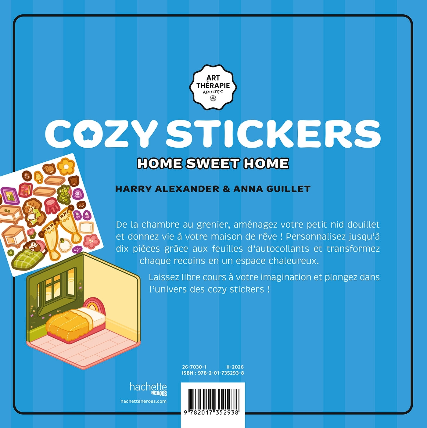 Cozy stickers - Home sweet home -  - HACHETTE HEROES