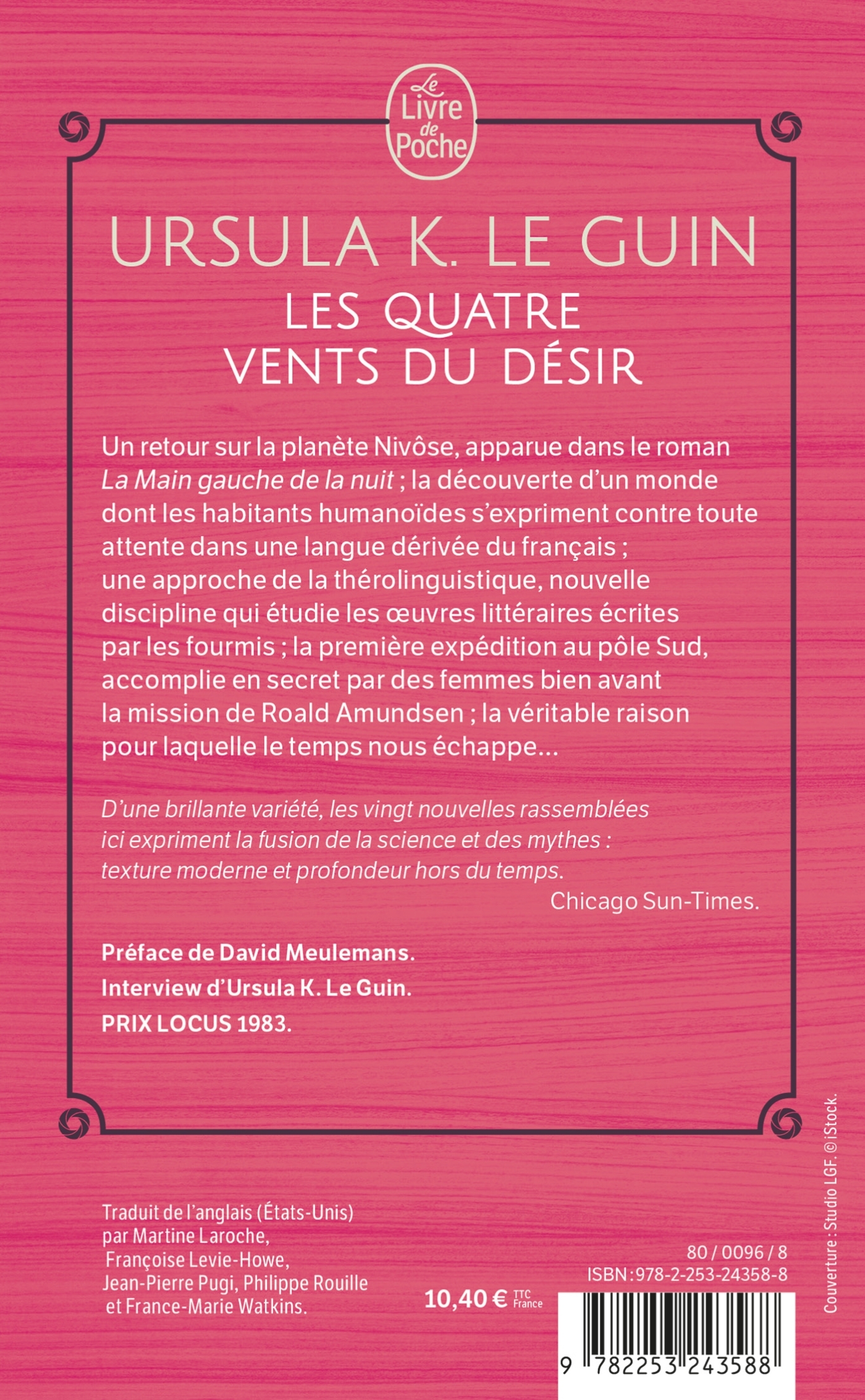 Les Quatre vents du désir - Ursula K. LE GUIN - LGF