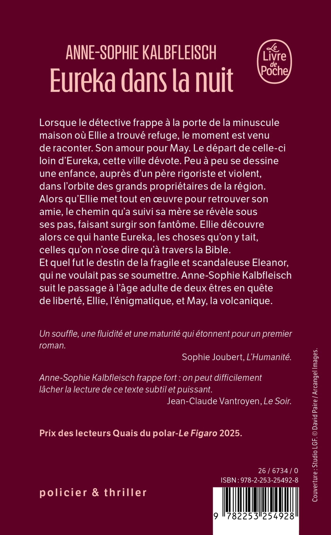 Eureka dans la nuit - Anne-Sophie Kalbfleisch - LGF