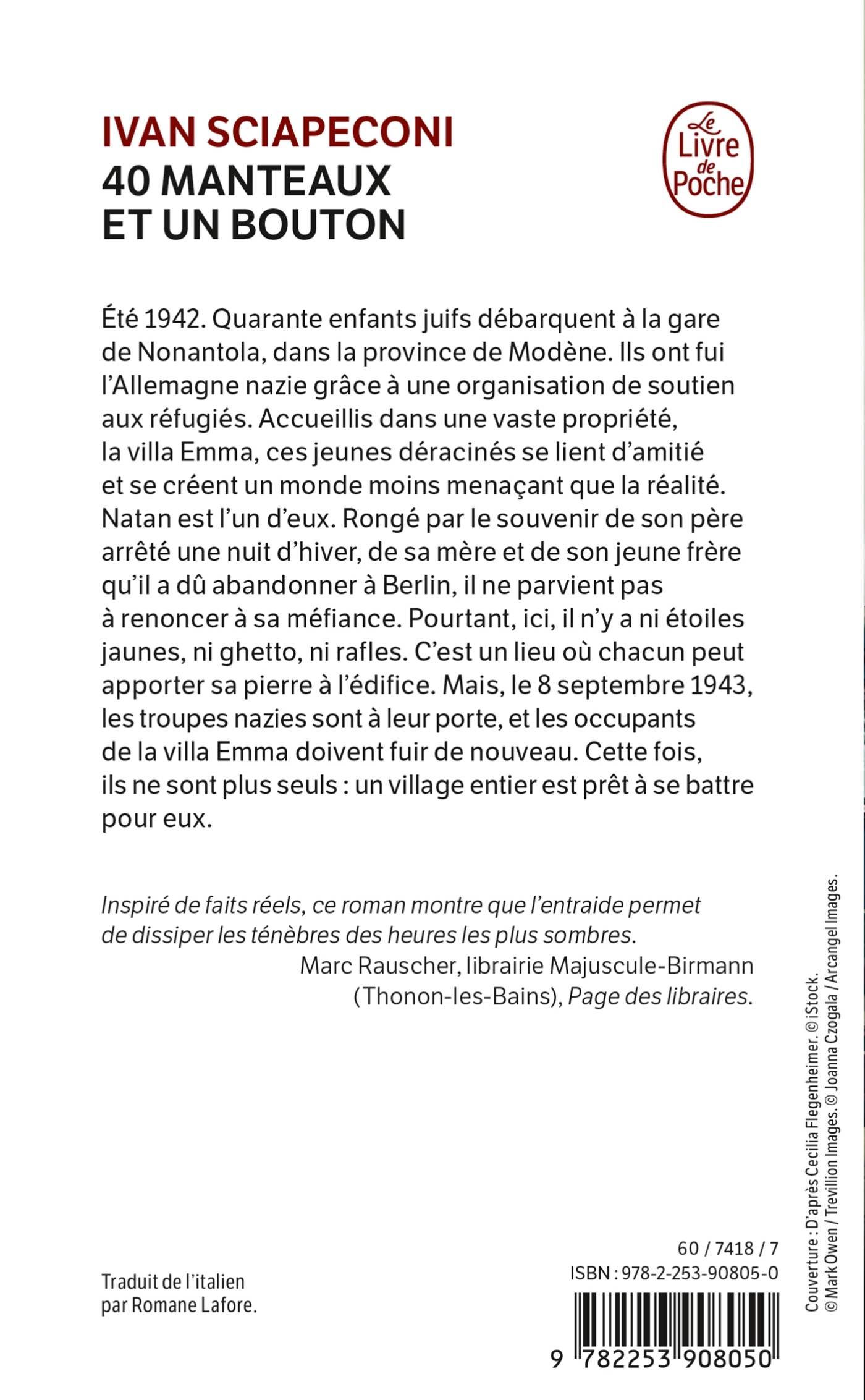 40 manteaux et un bouton - Ivan Sciapeconi - LGF