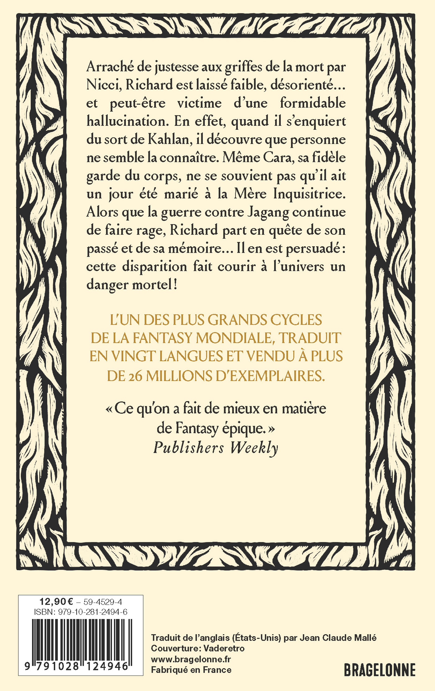 L'Épée de vérité, T9 : La Chaîne de flammes - Terry Goodkind - BRAGELONNE
