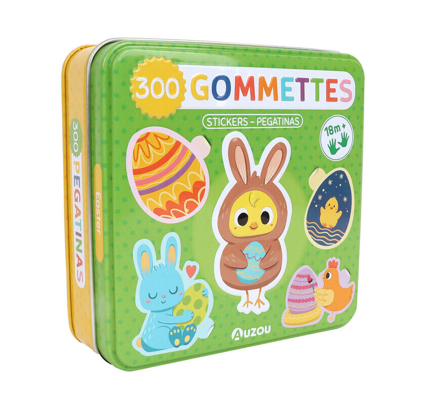Boite 300 gommettes métal - Pâques -  - AUZOU