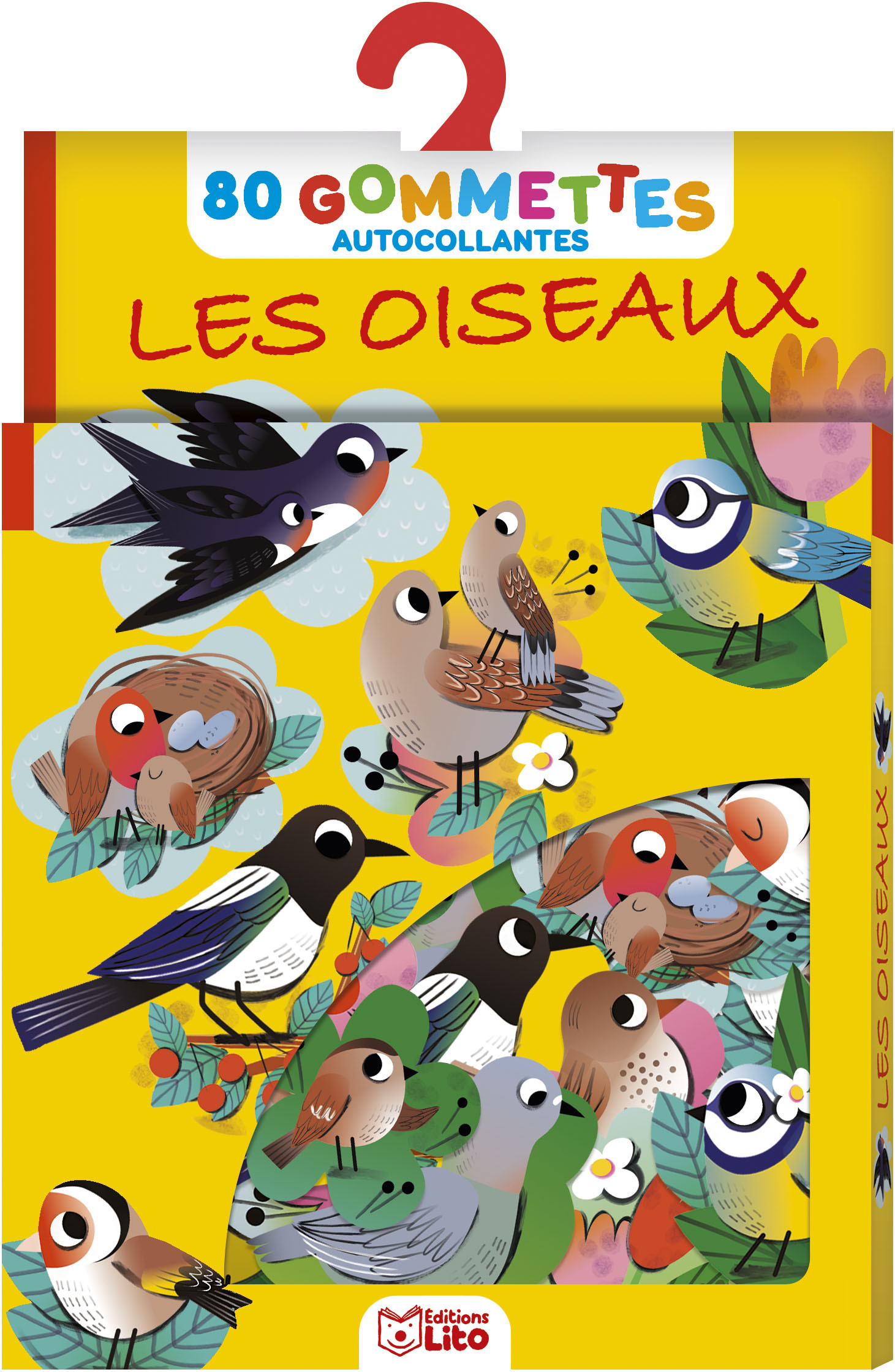LES GOMMETTES LES OISEAUX -  - LITO