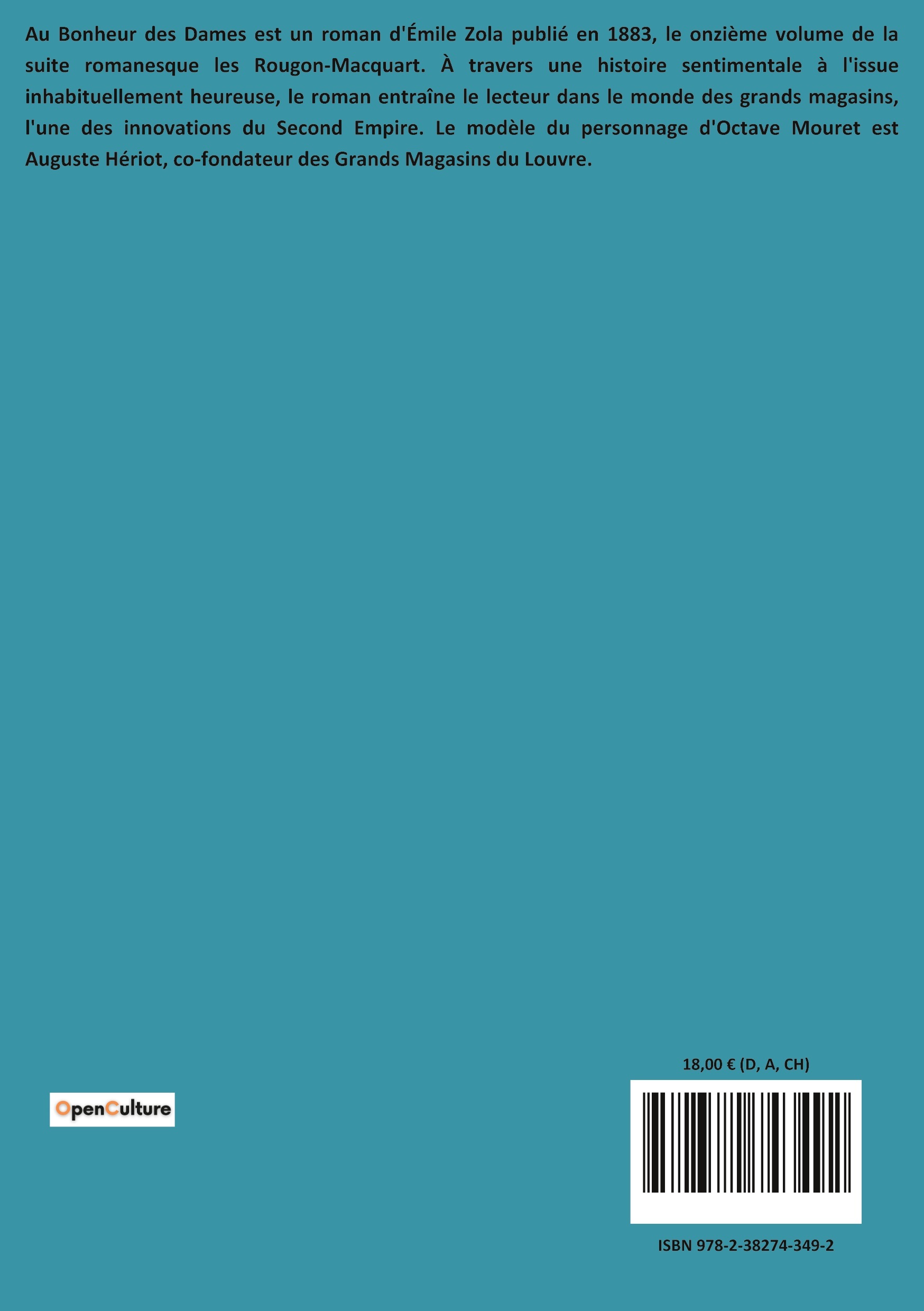 Au Bonheur des Dames - Émile Zola - CULTUREA