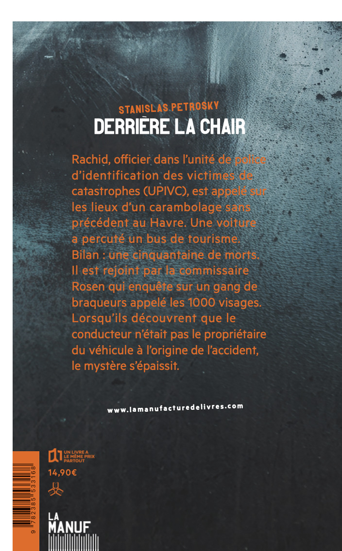 Derrière la chair - Stanislas PETROSKY - MANUFACTURE LIV