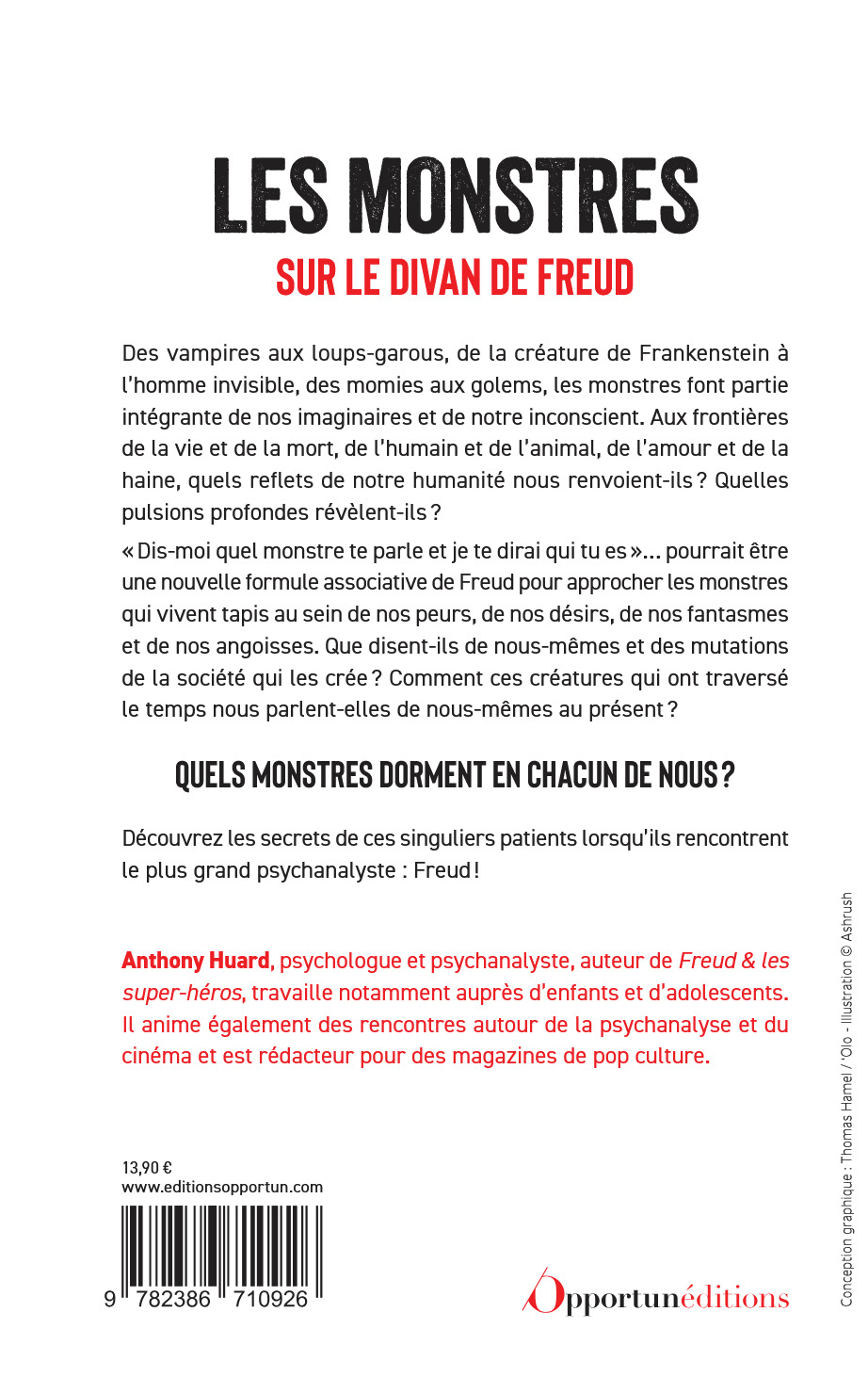 Freud et les monstres - Anthony Huard - OPPORTUN