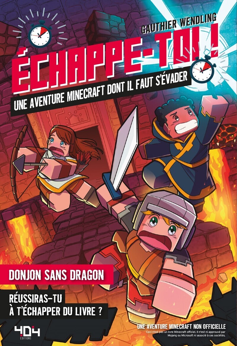 Echappe-toi ! - Donjons sans dragons - Un roman dont il faut s'evader - Gauthier Wendling - 404 EDITIONS