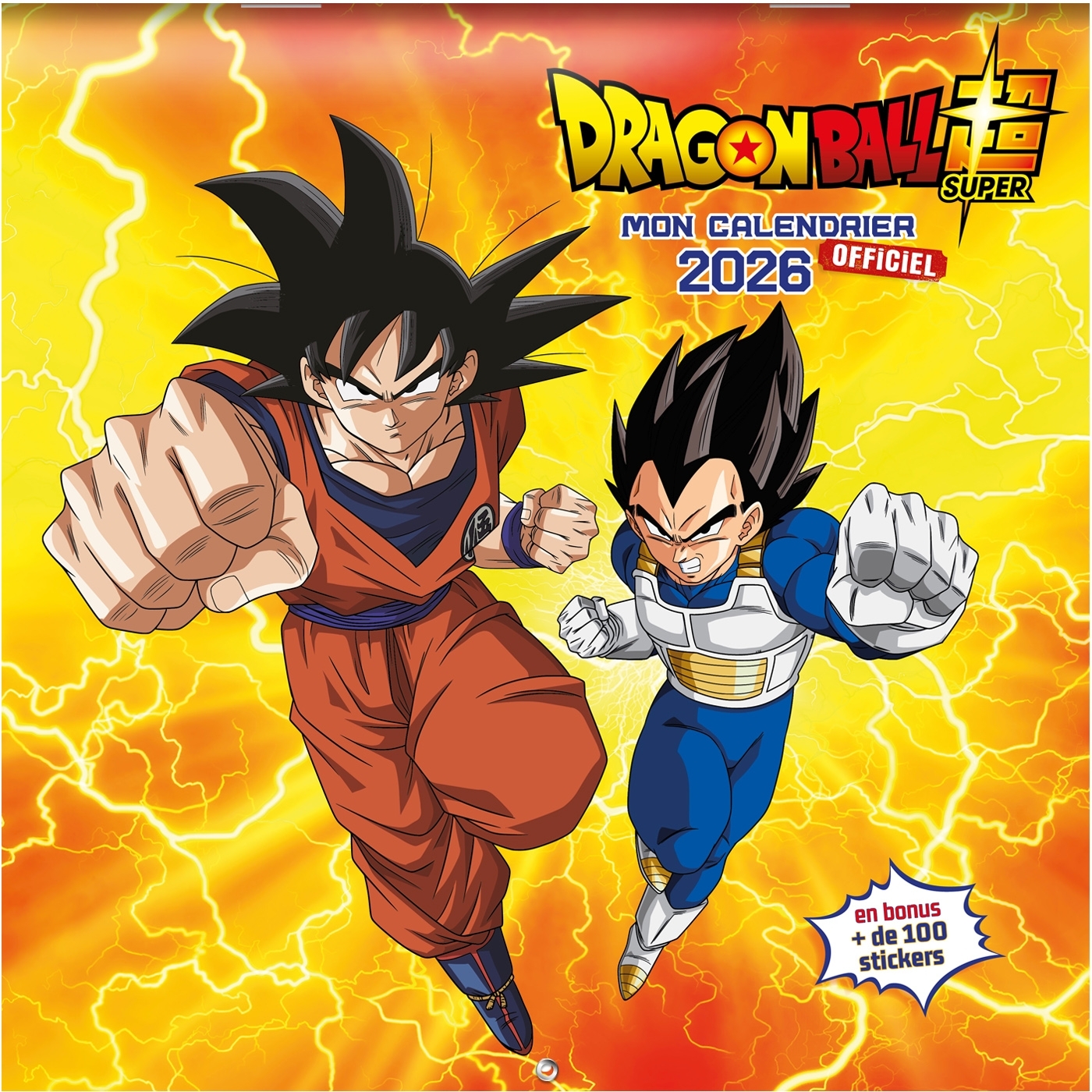 Mon calendrier officiel - Dragon Ball Super 2026 (de sept. 2025 à déc. 2026) - ERICK ALEXANDERSON ROSAS - PLAY BAC