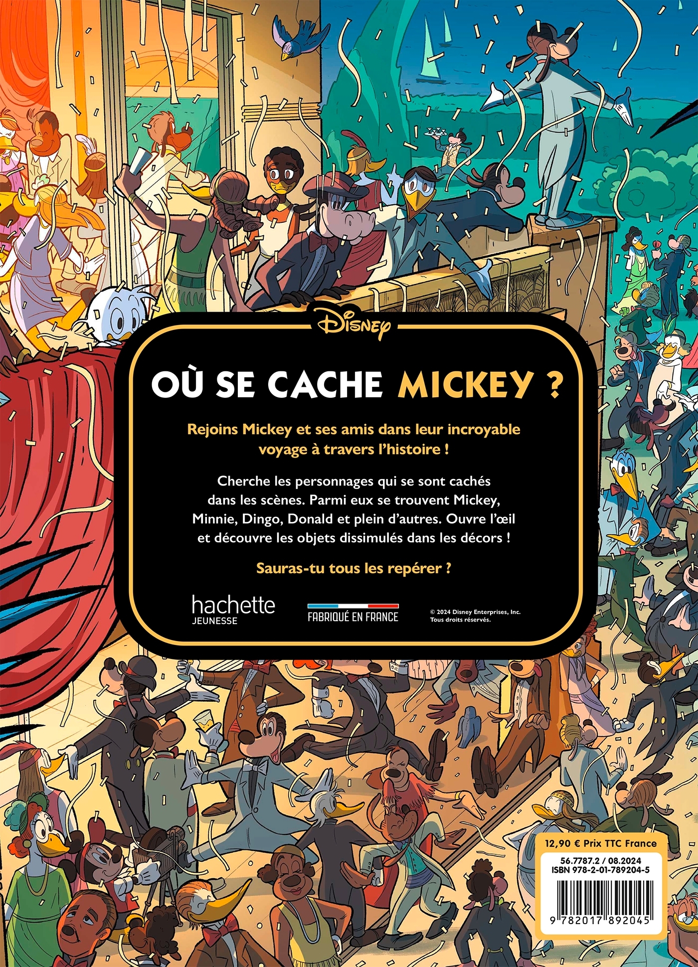 MICKEY - Où se cache Mickey à travers l'Histoire ? Cherche et Trouve - XXX - DISNEY HACHETTE
